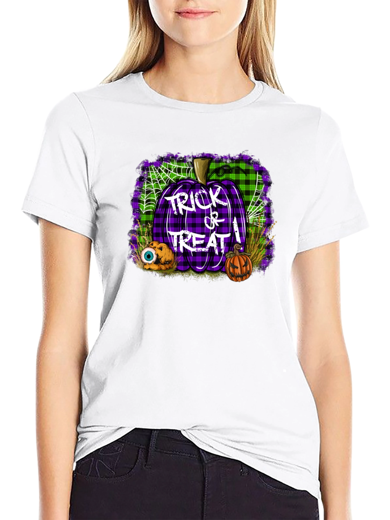 Trick or Treat Halloween Pumpkin T-Shirt