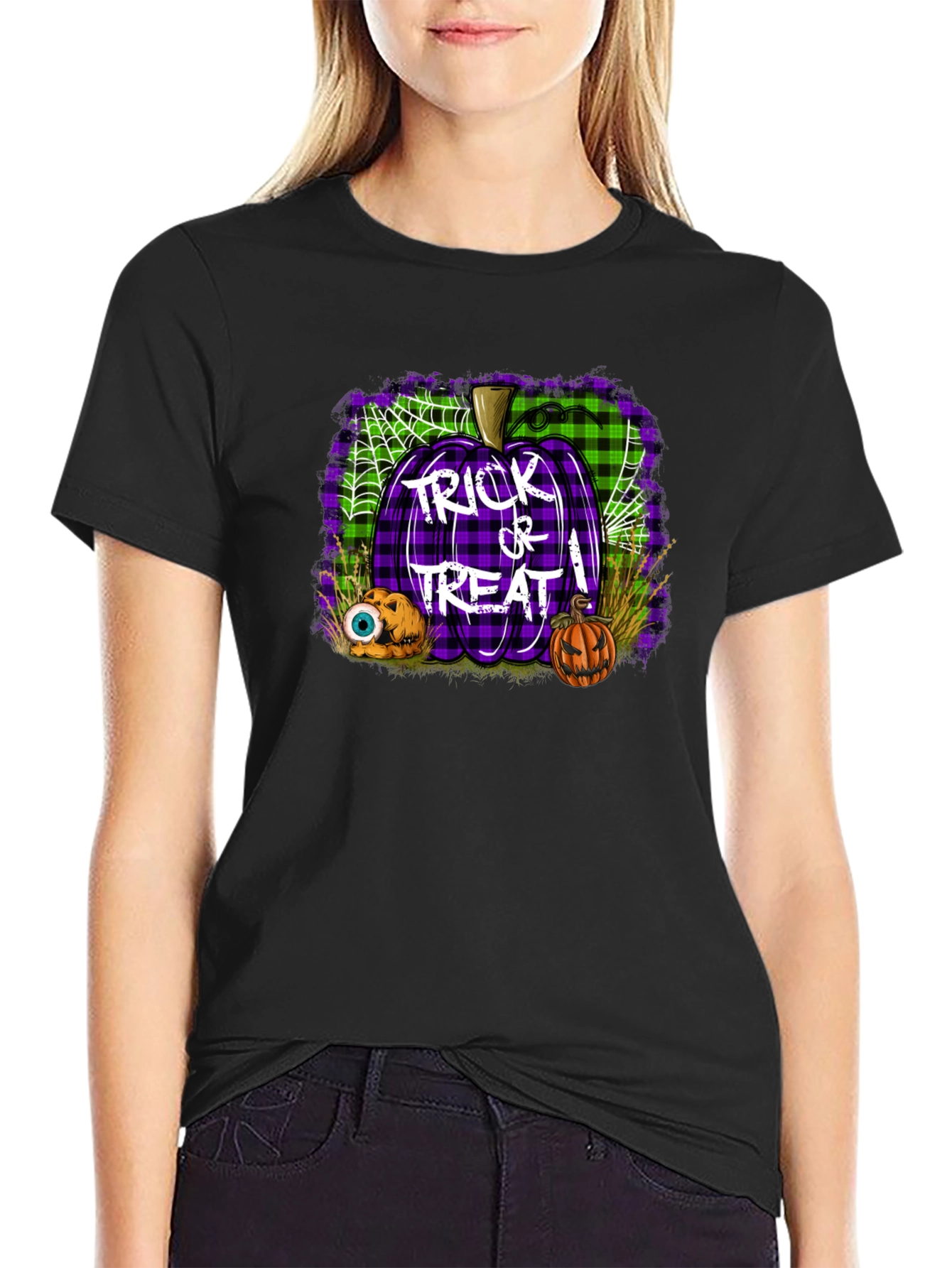 Trick or Treat Halloween Pumpkin T-Shirt
