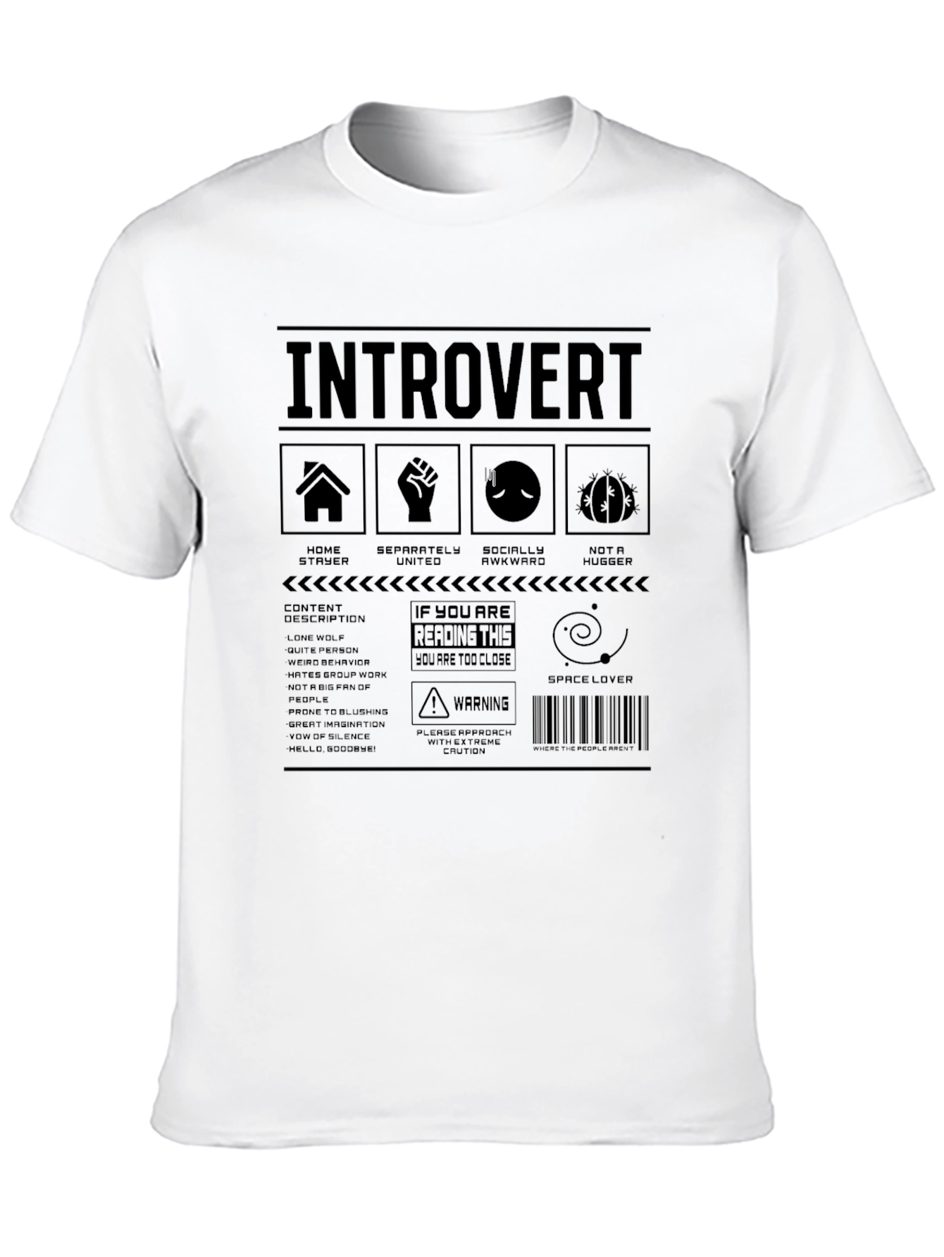 Introvert T-Shirt - Funny Sarcastic Graphic Tee