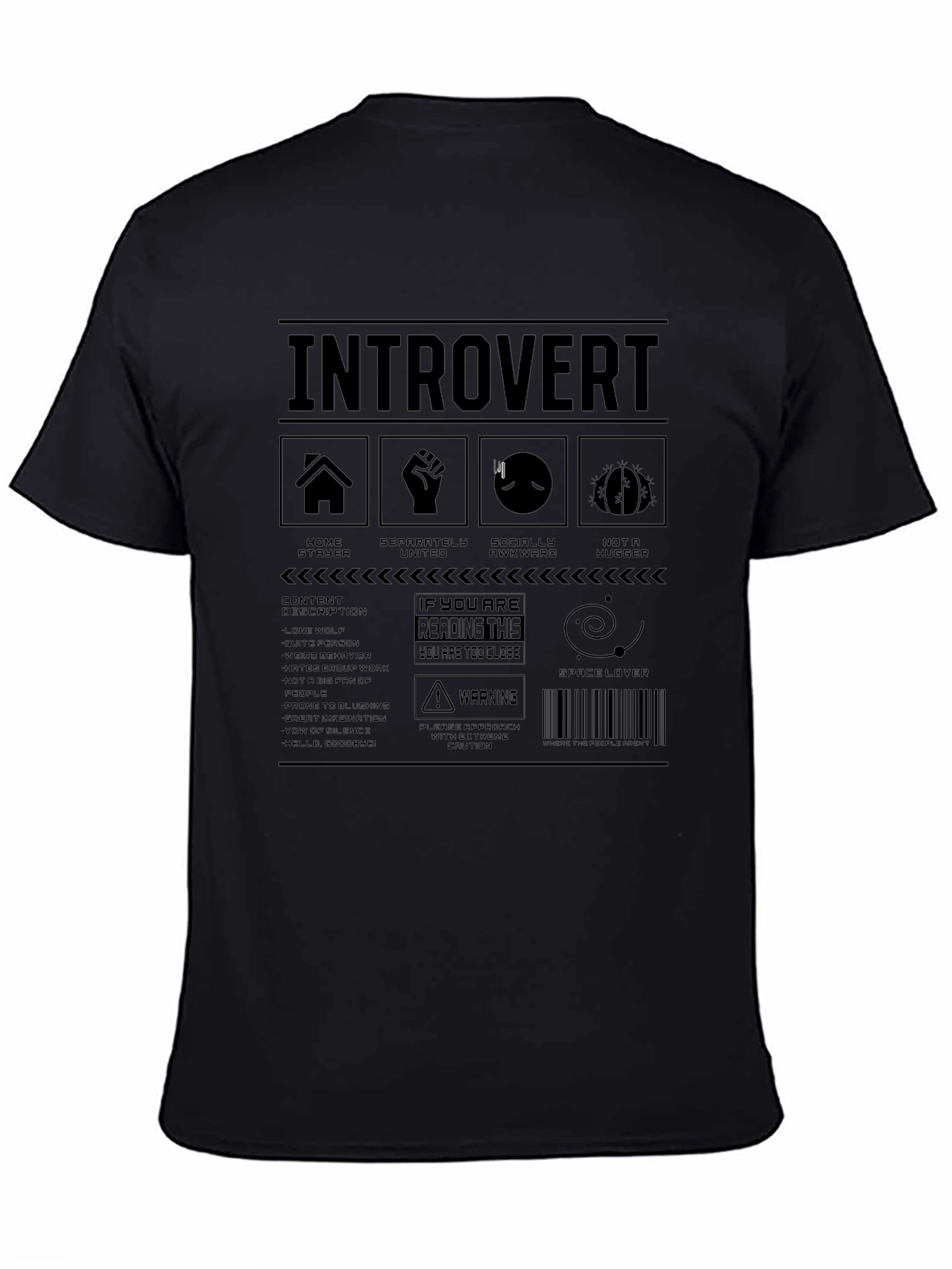 Introvert T-Shirt - Funny Sarcastic Graphic Tee