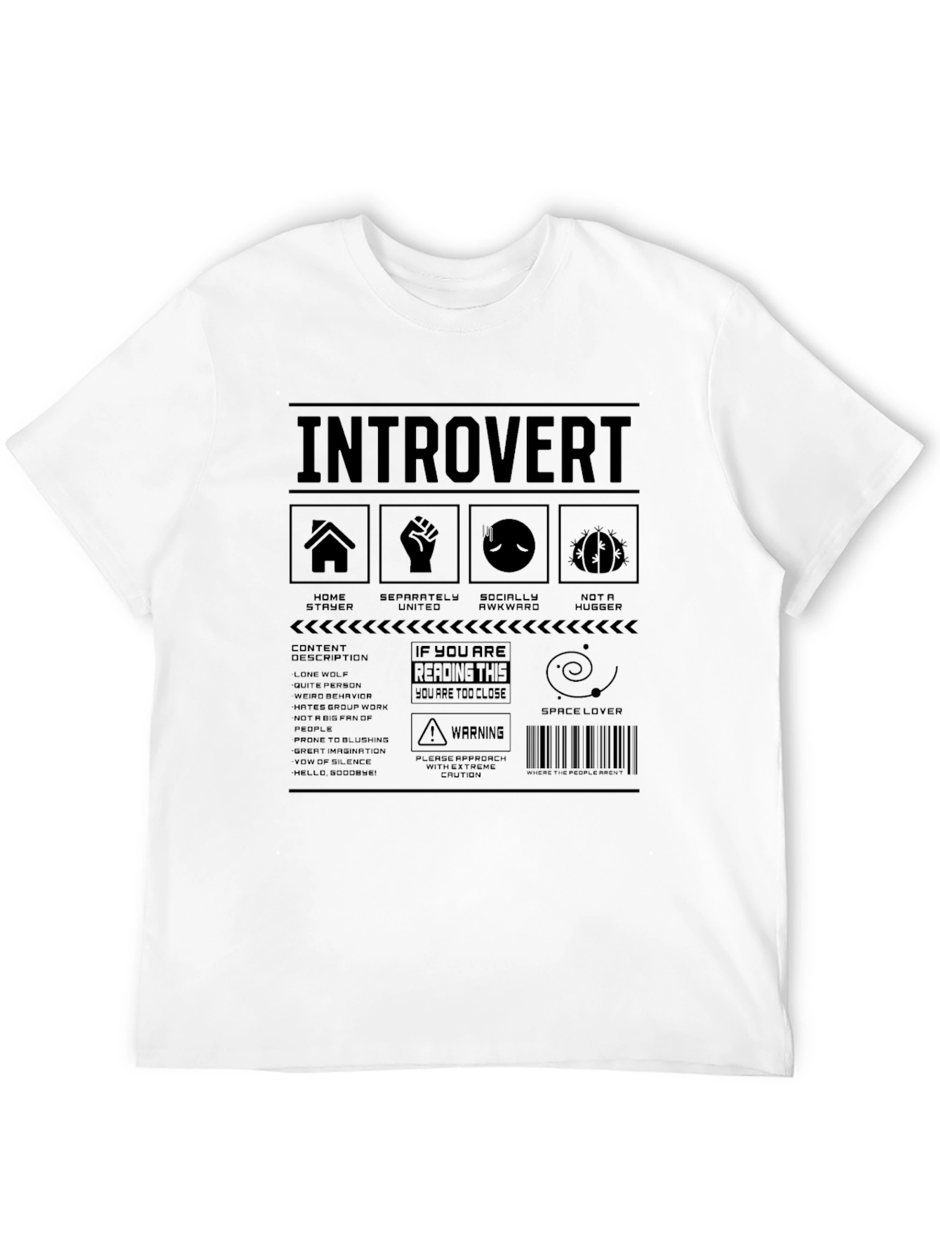 Introvert T-Shirt - Funny Sarcastic Graphic Tee