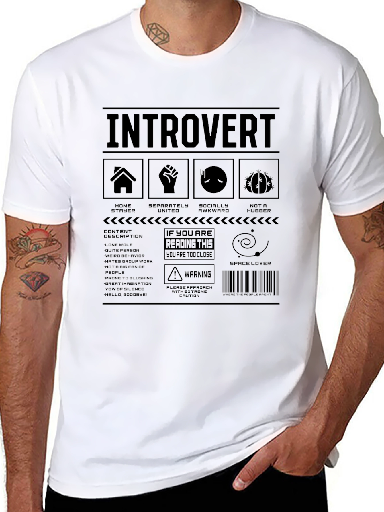 Introvert T-Shirt - Funny Sarcastic Graphic Tee