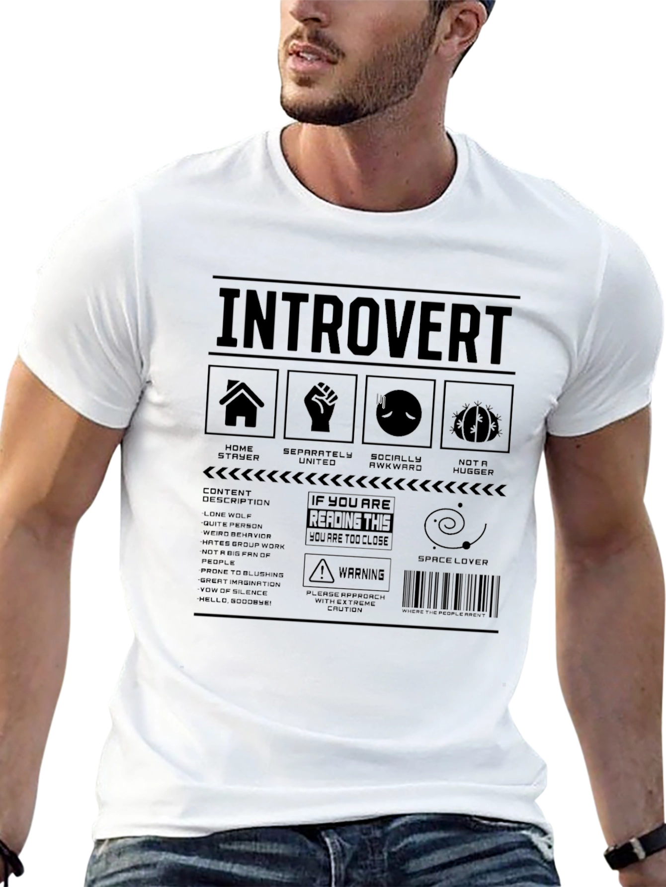 Introvert T-Shirt - Funny Sarcastic Graphic Tee