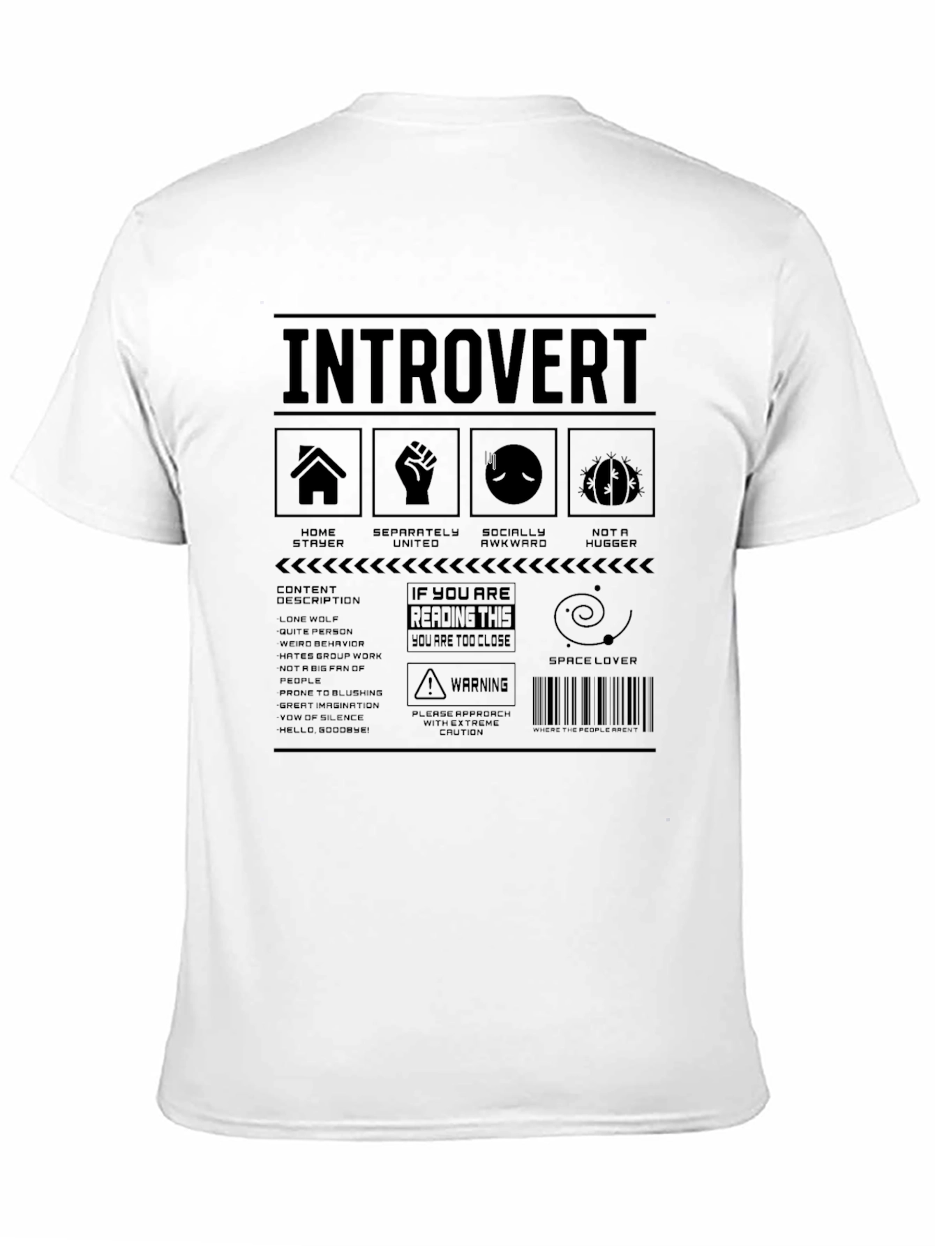 Introvert T-Shirt - Funny Sarcastic Graphic Tee