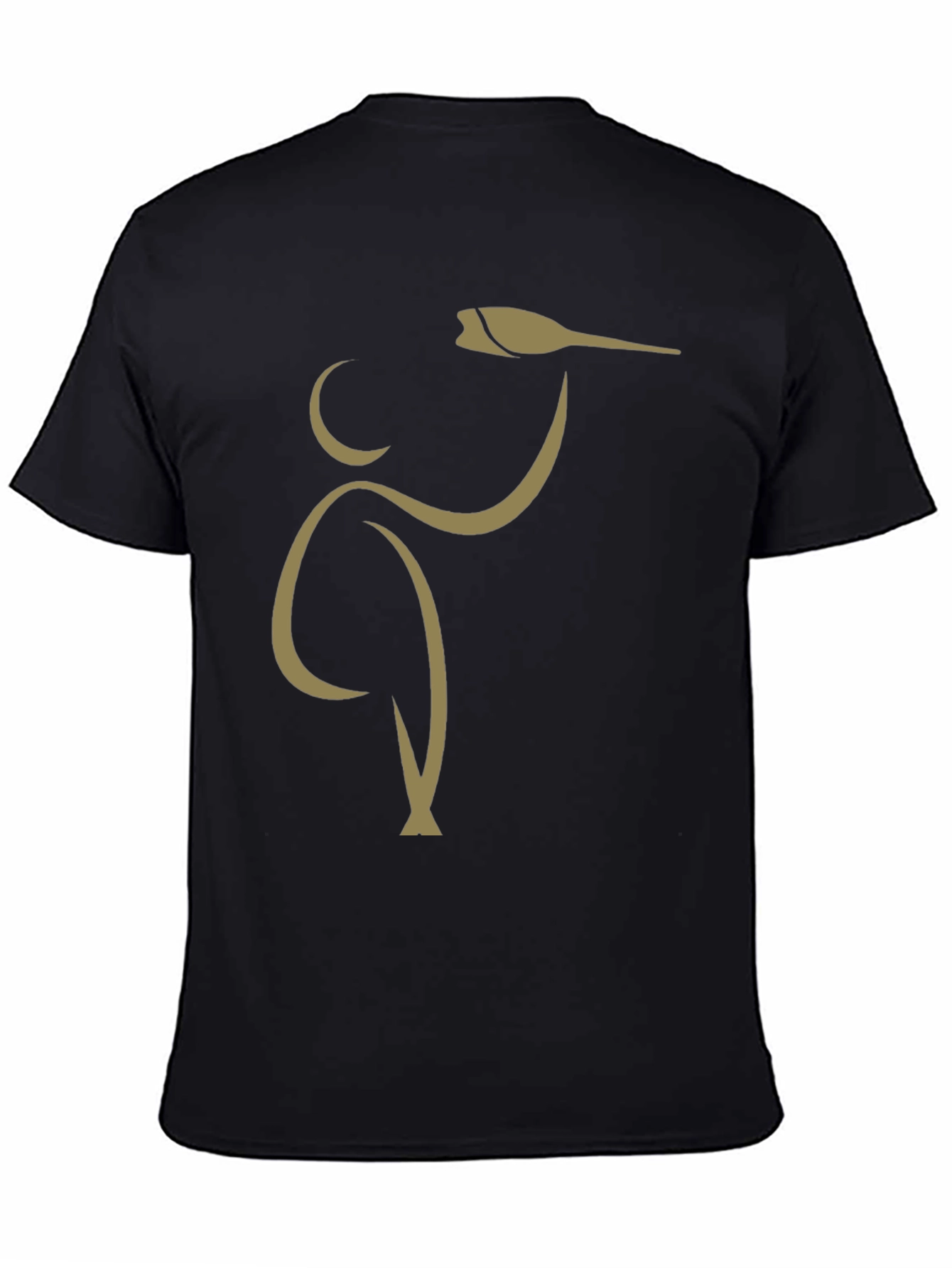 Stylish Black T-Shirt with Bartender Graphic