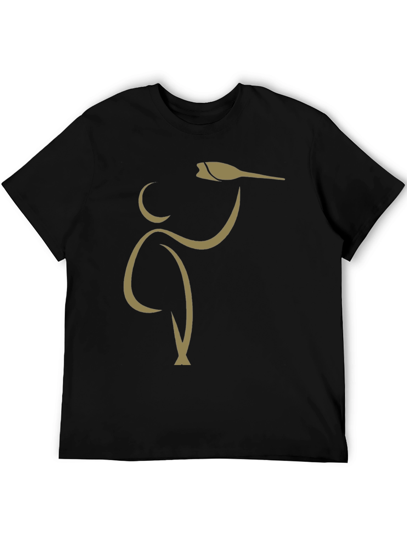 Stylish Black T-Shirt with Bartender Graphic