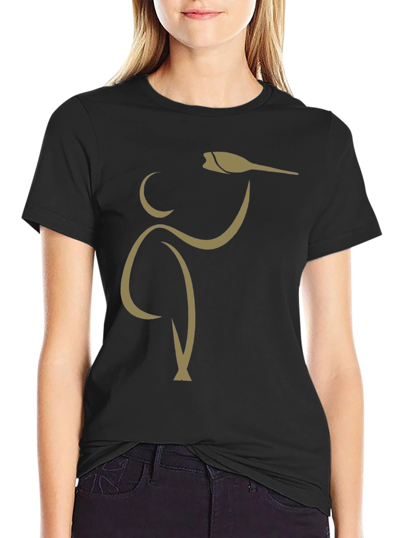 Stylish Black T-Shirt with Bartender Graphic