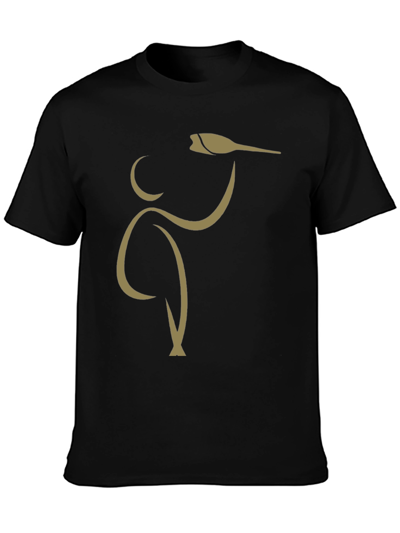 Stylish Black T-Shirt with Bartender Graphic
