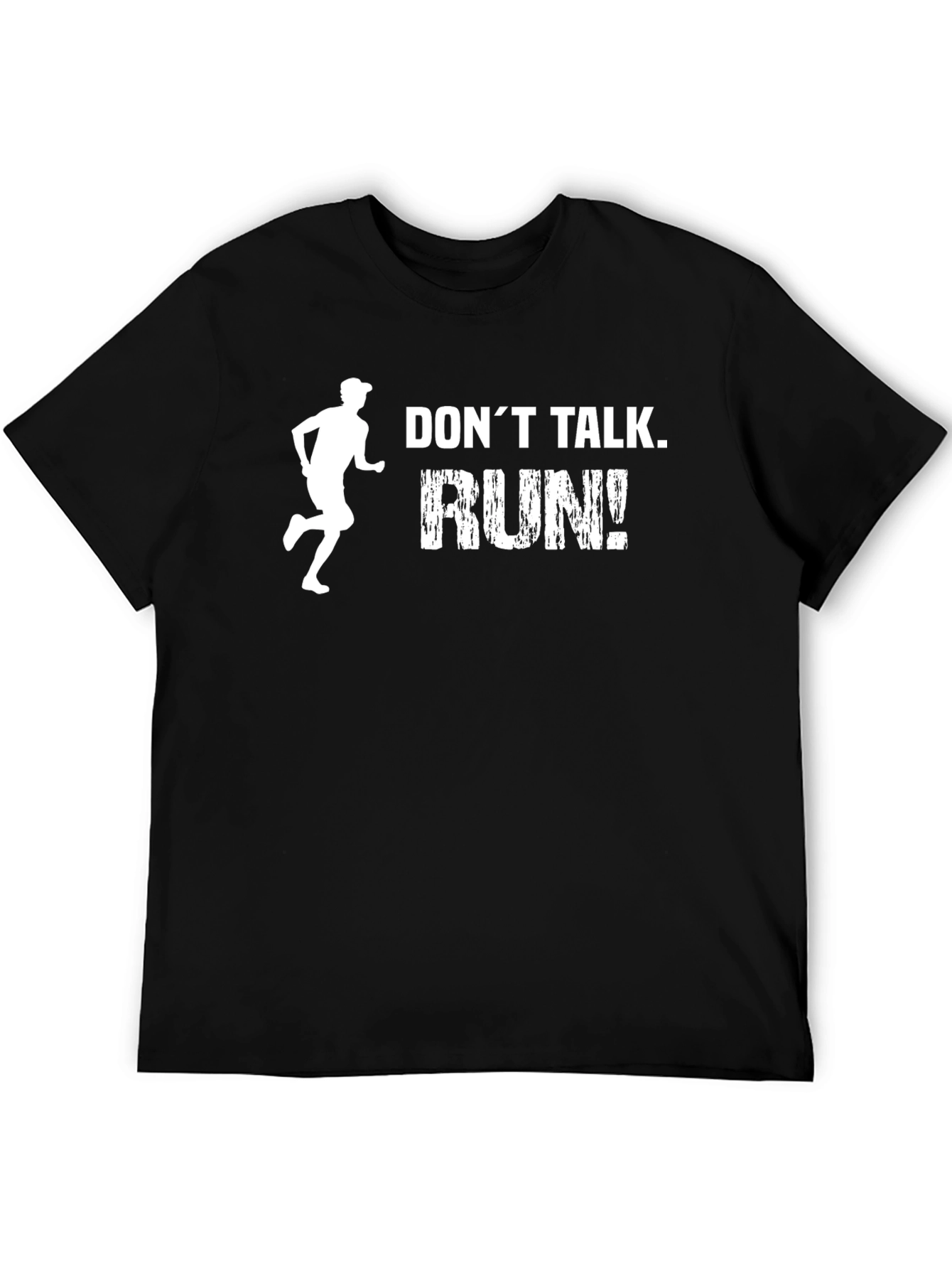 Dont Talk Run! Graphic Tee - Athletic Runner Shirt