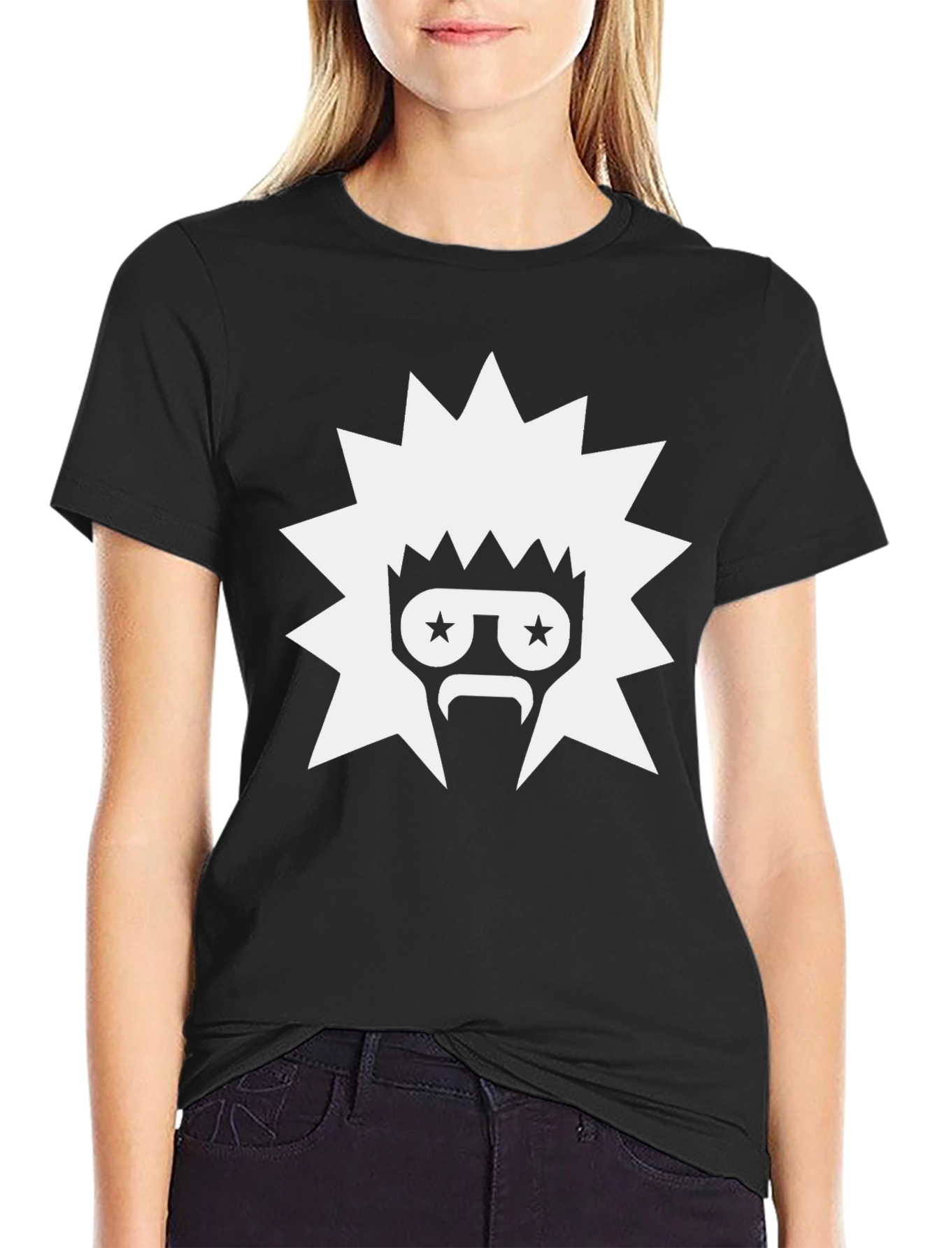 Cool Geek Starburst T-Shirt - Black