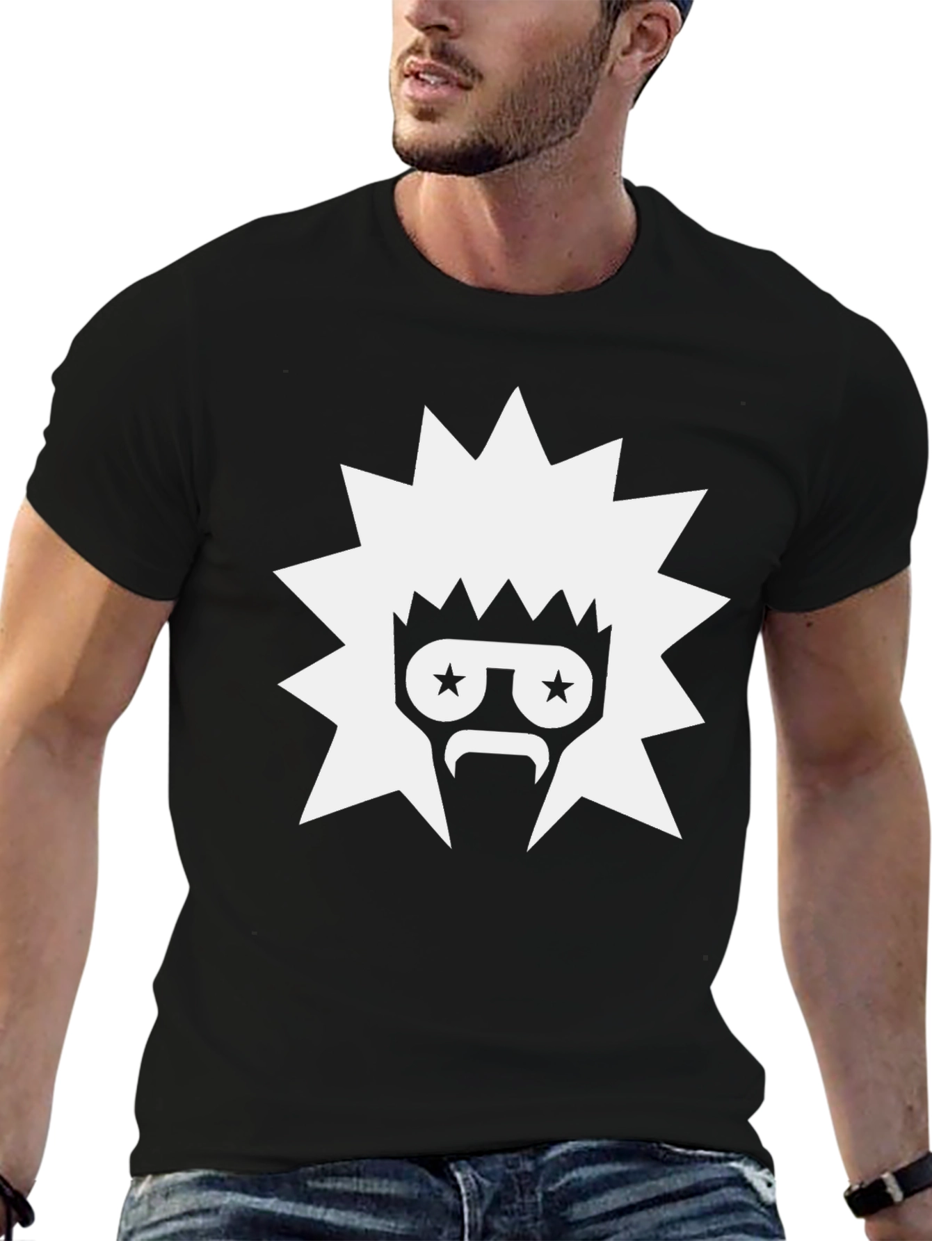 Cool Geek Starburst T-Shirt - Black