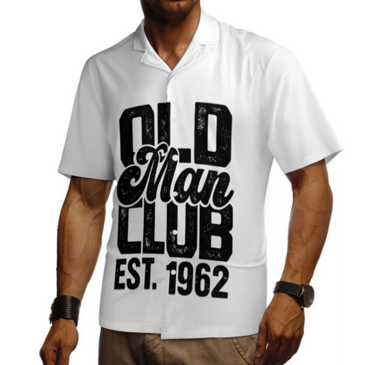 Old Man Club Est. 1962 Vintage Graphic Shirt – Retro Dad Style Tee for Legends(z269)