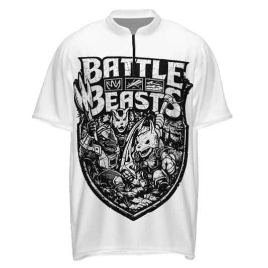 Battle Beasts Retro Warrior Graphic T-Shirt – Vintage Fantasy Cartoon Streetwear Tee(z260)