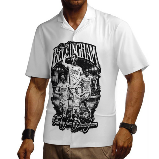 Jude Bellingham “The Boy From Birmingham” Graphic Shirt – Retro Football Streetwear Tee(z262)