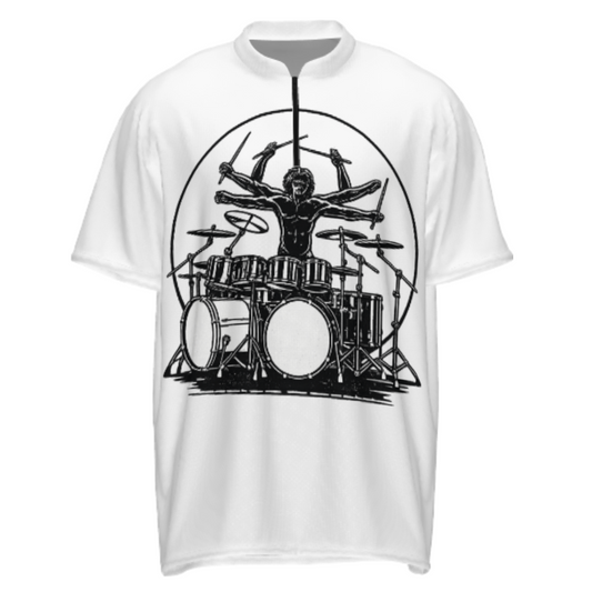 Multi-Arm Drummer Graphic T-Shirt – Rock Band Drum Kit Vintage Musician Tee(z252)