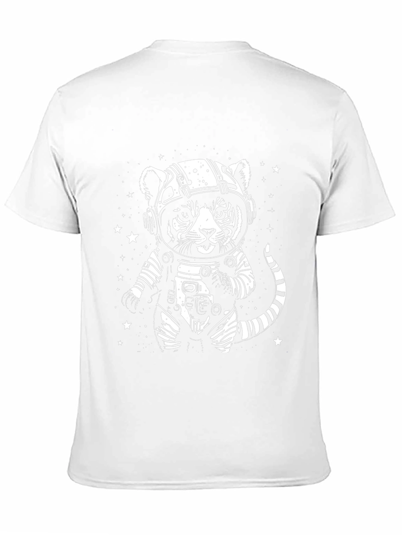 Cool Cat Astronaut Graphic Tee - Black