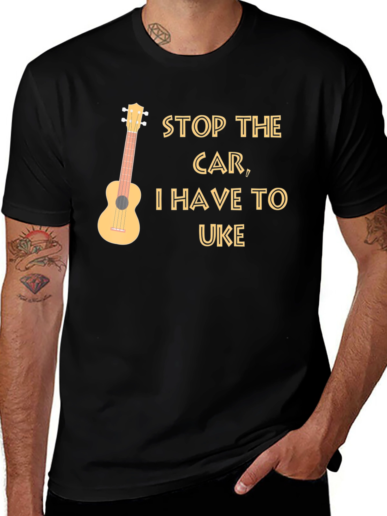 Stop the Car I Have to Uke T-Shirt