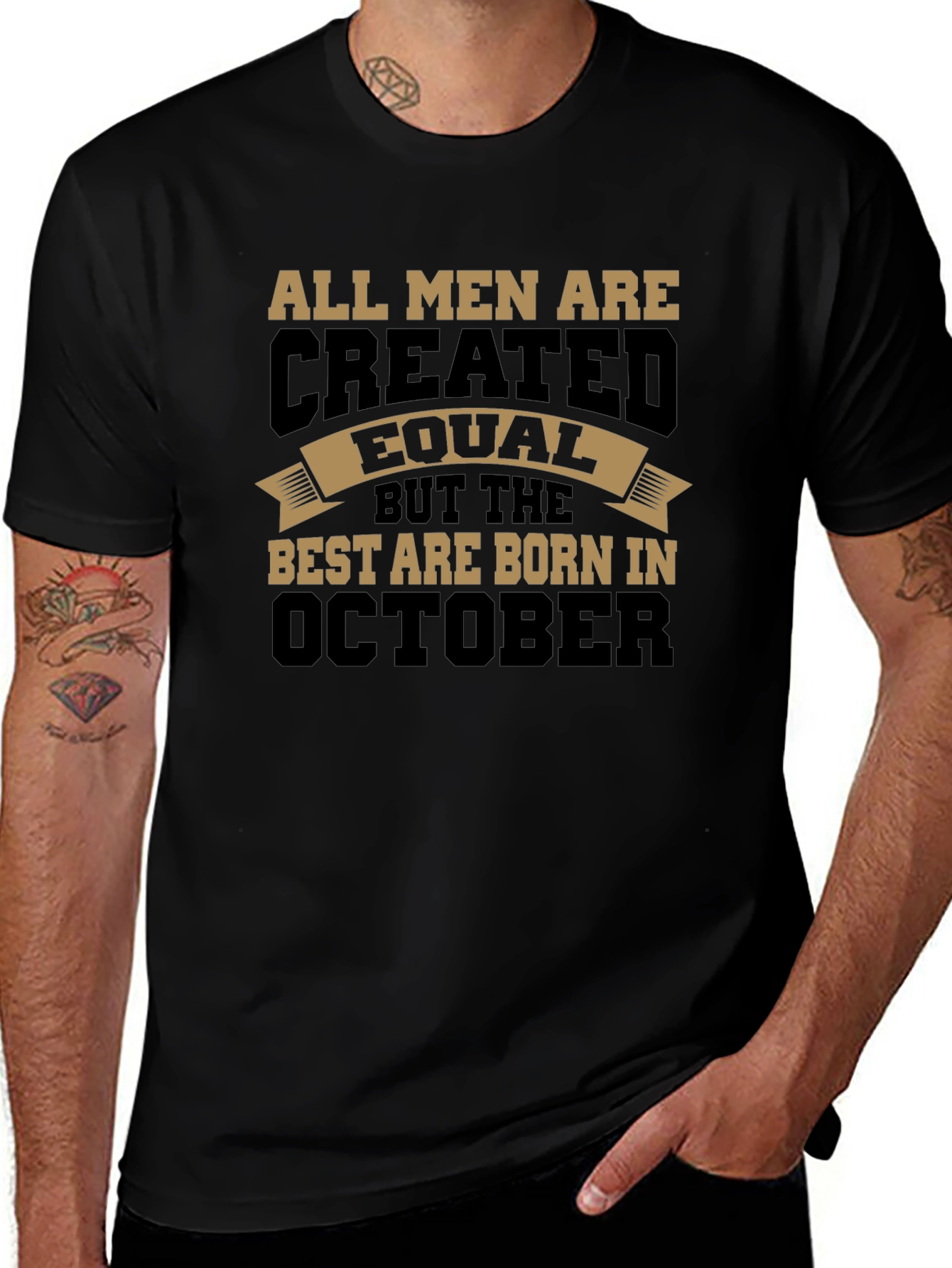 October Born Mens T-Shirt