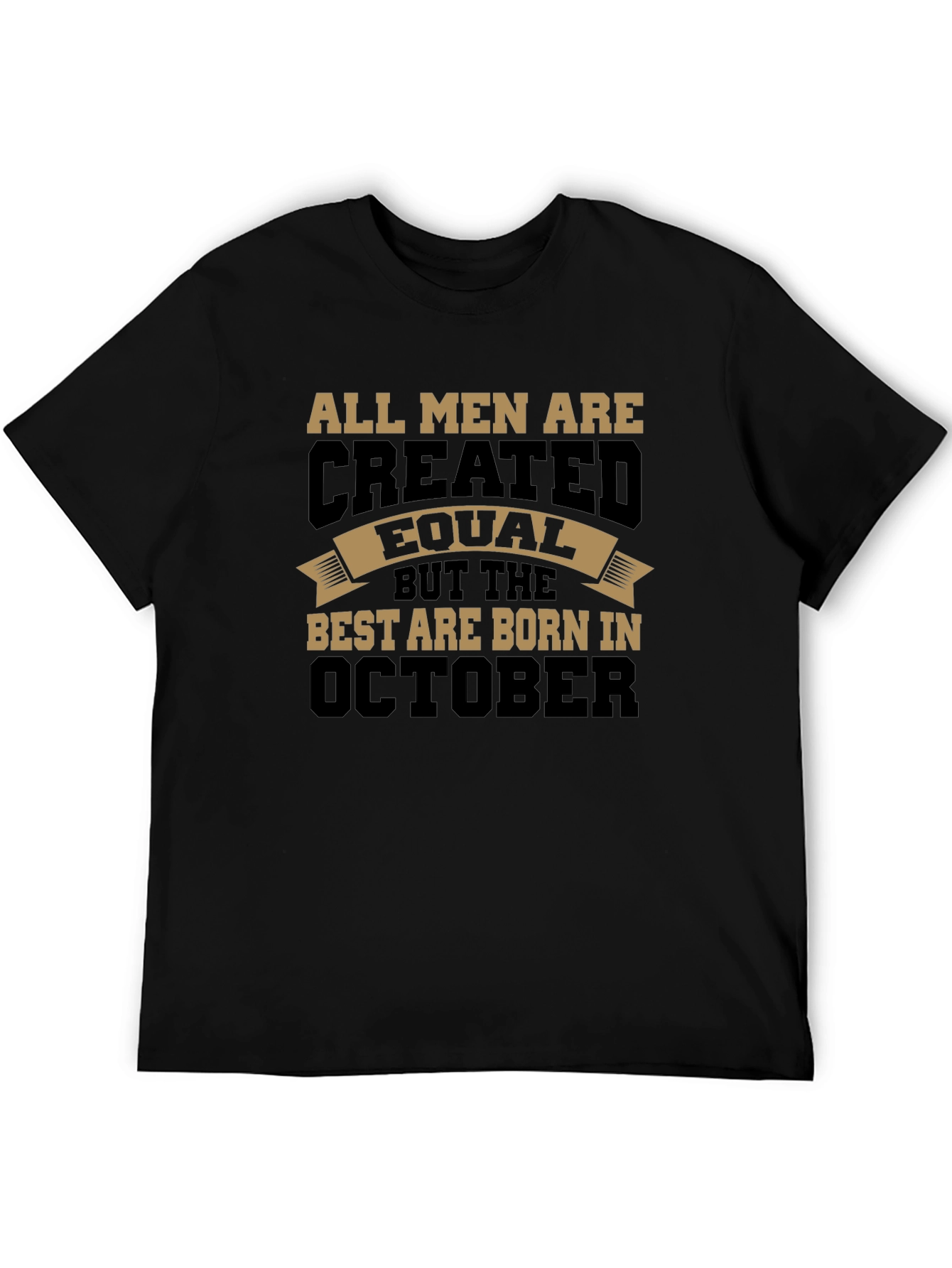 October Born Mens T-Shirt