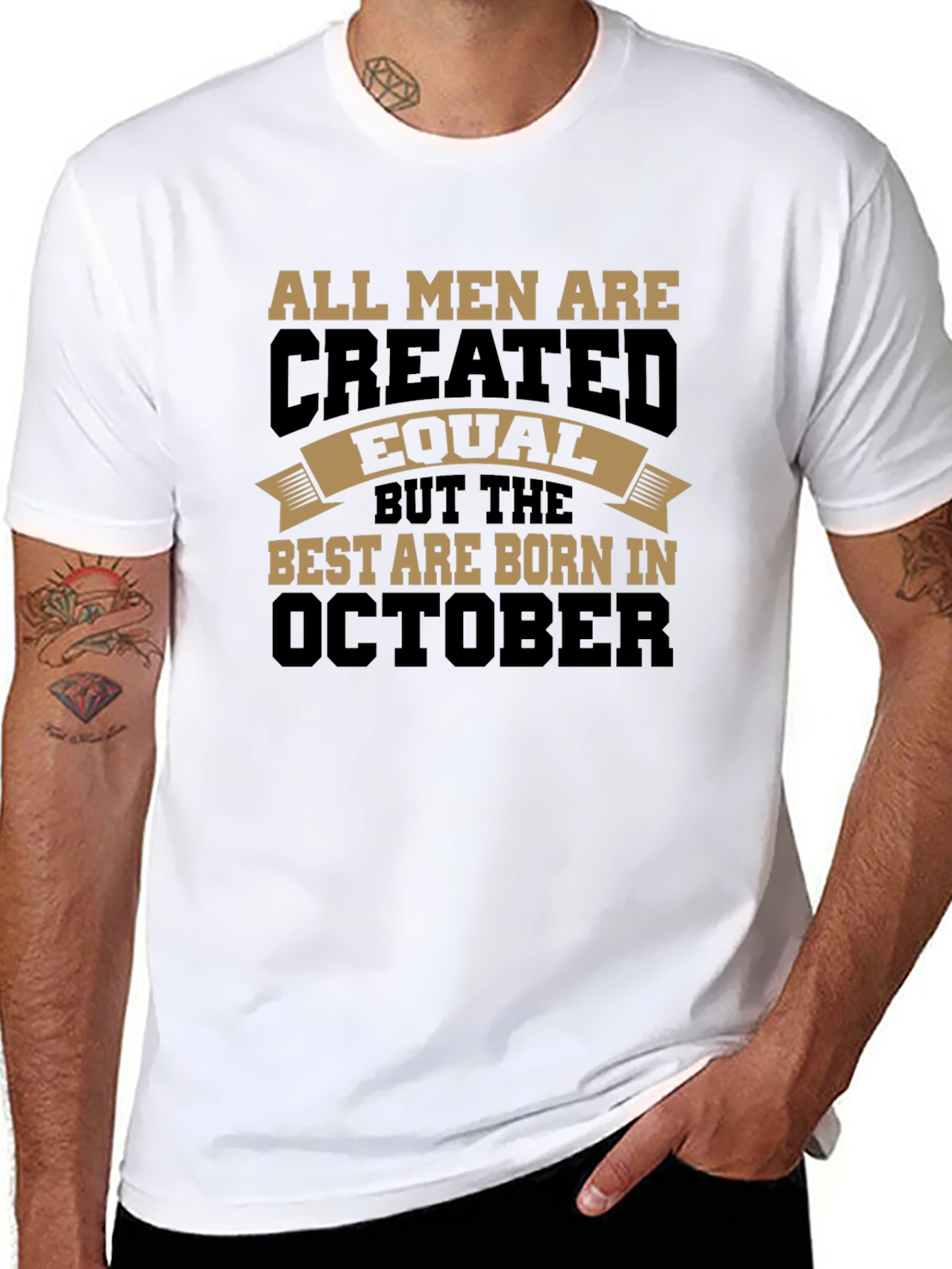 October Born Mens T-Shirt