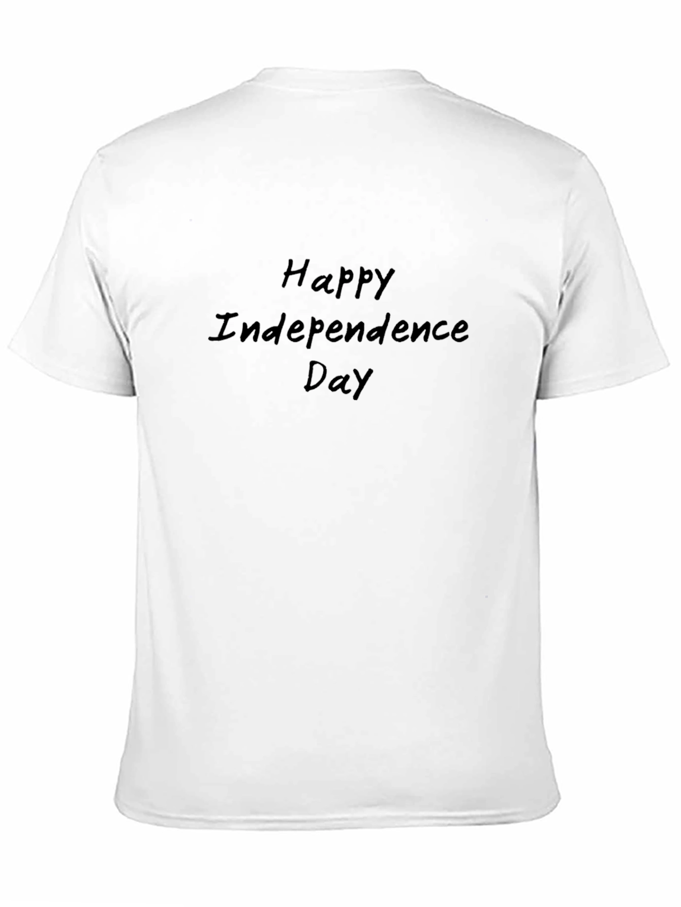 Happy Independence Day Black T-Shirt