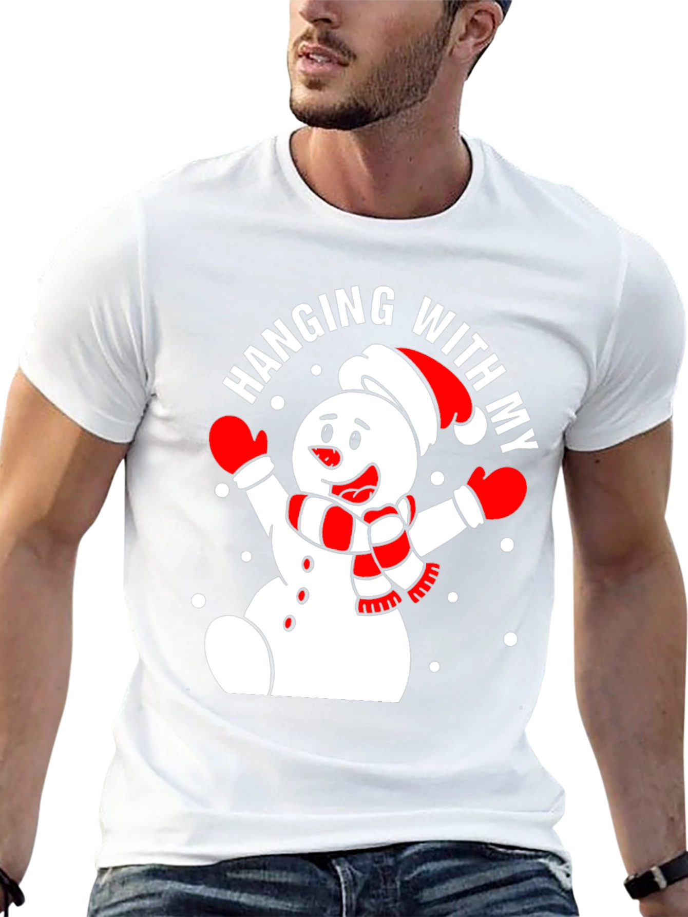 Hanging With My Snowman Graphic Tee