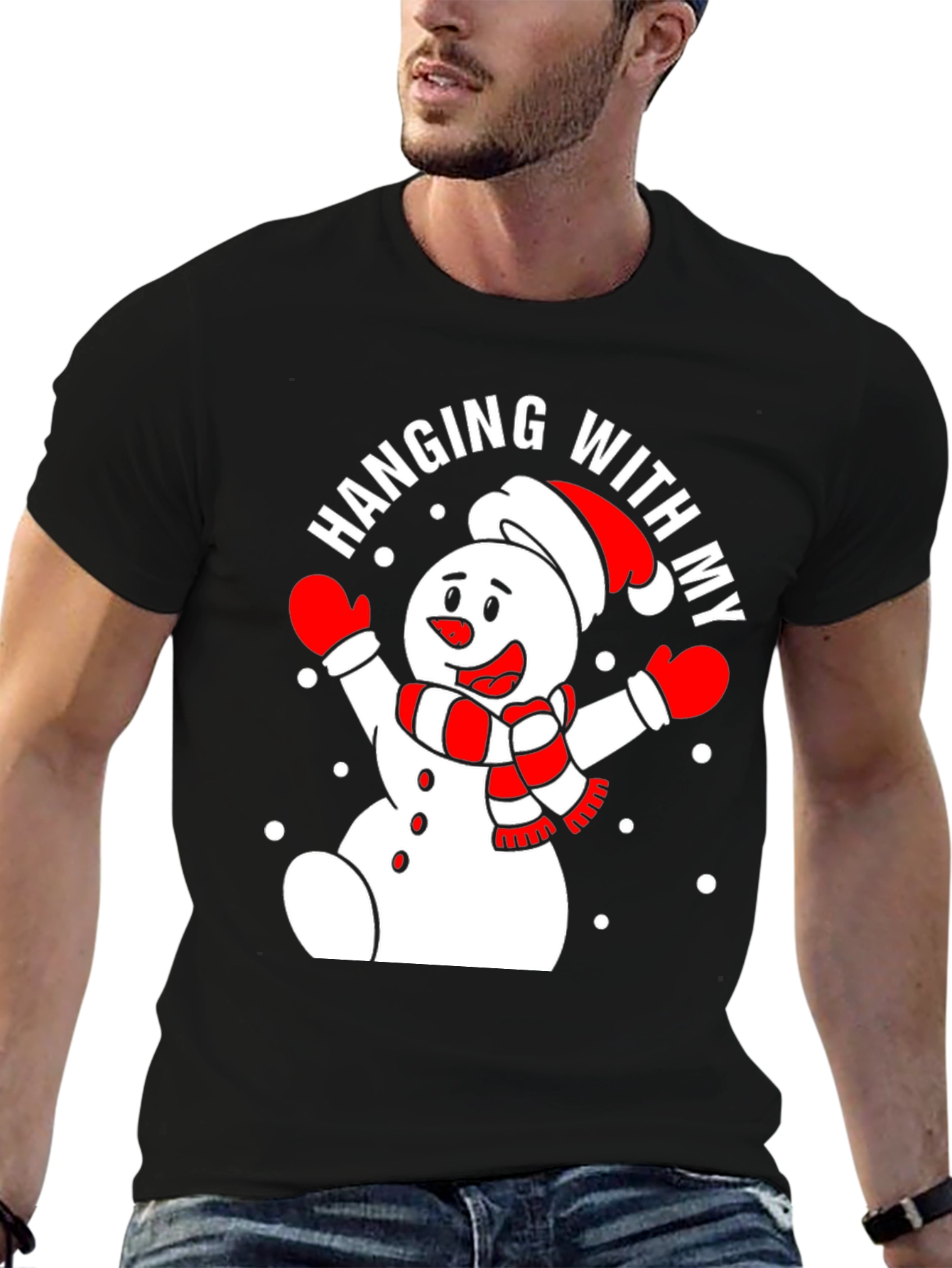 Hanging With My Snowman Graphic Tee