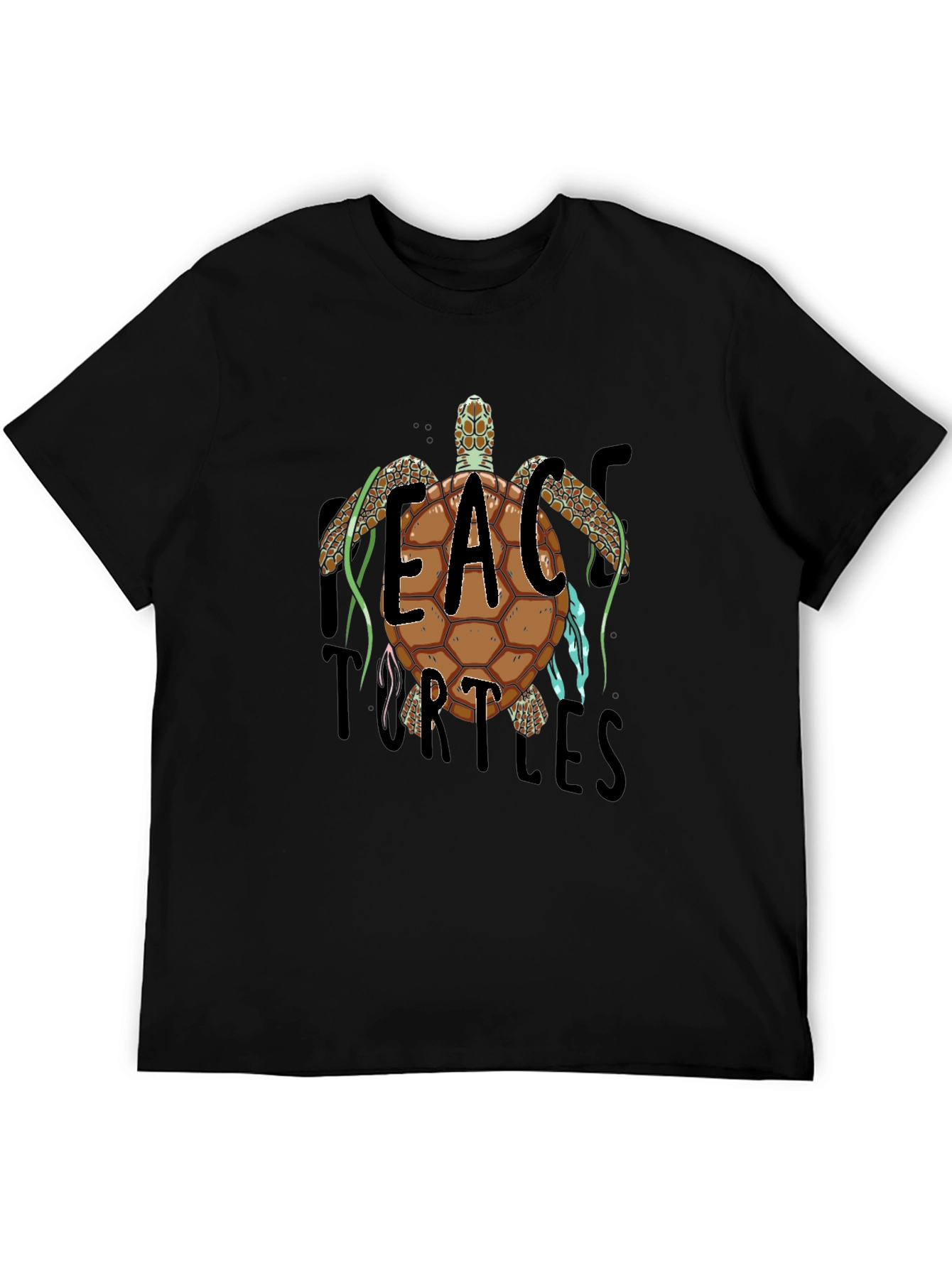 Peace Turtles Graphic Tee - Stylish Comfort