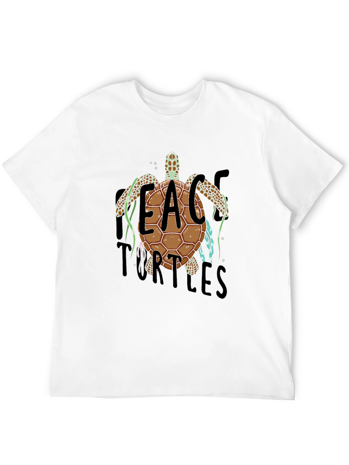 Peace Turtles Graphic Tee - Stylish Comfort