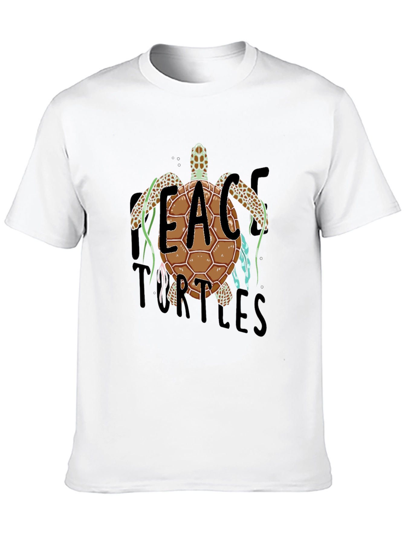 Peace Turtles Graphic Tee - Stylish Comfort