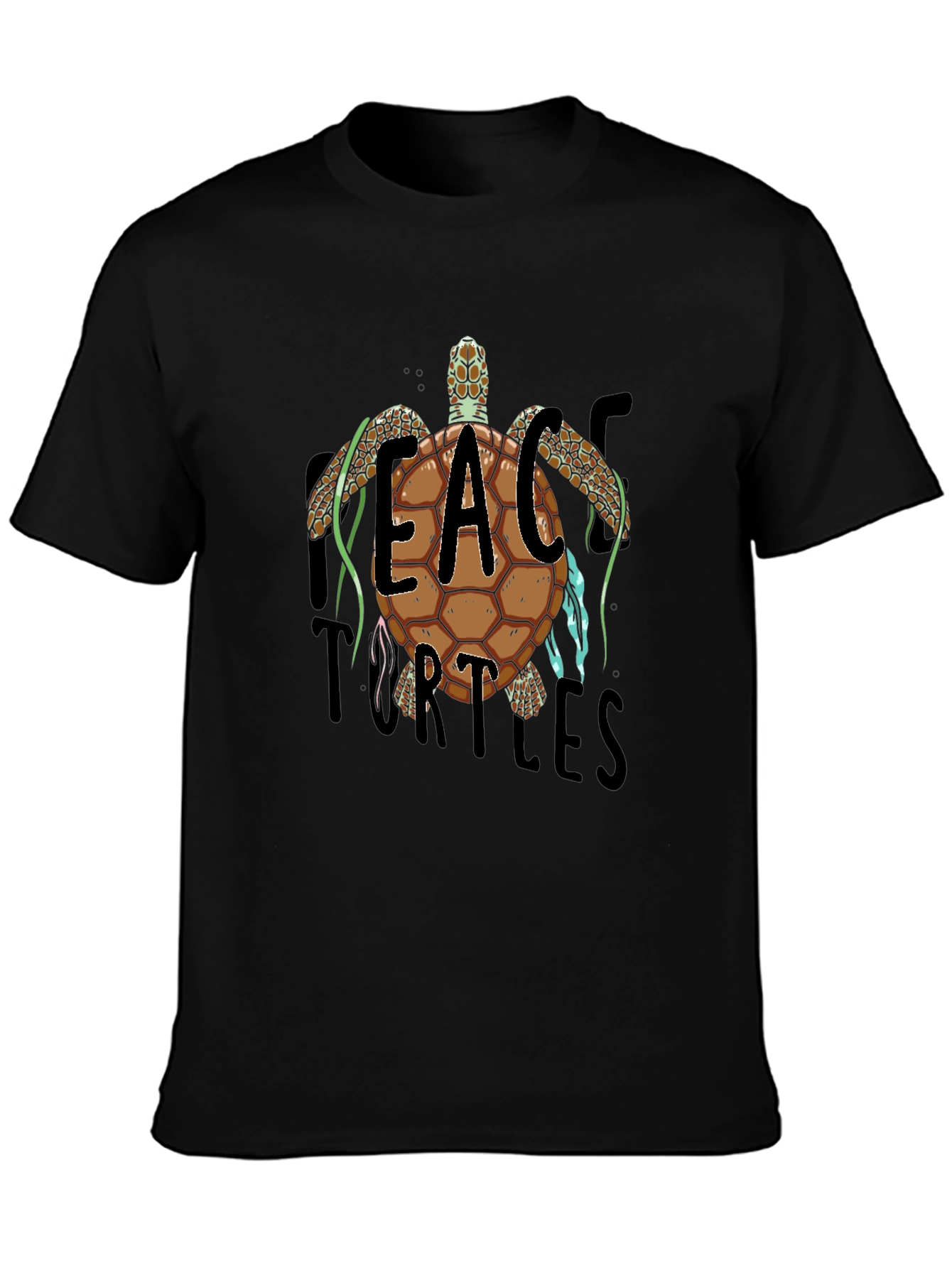 Peace Turtles Graphic Tee - Stylish Comfort