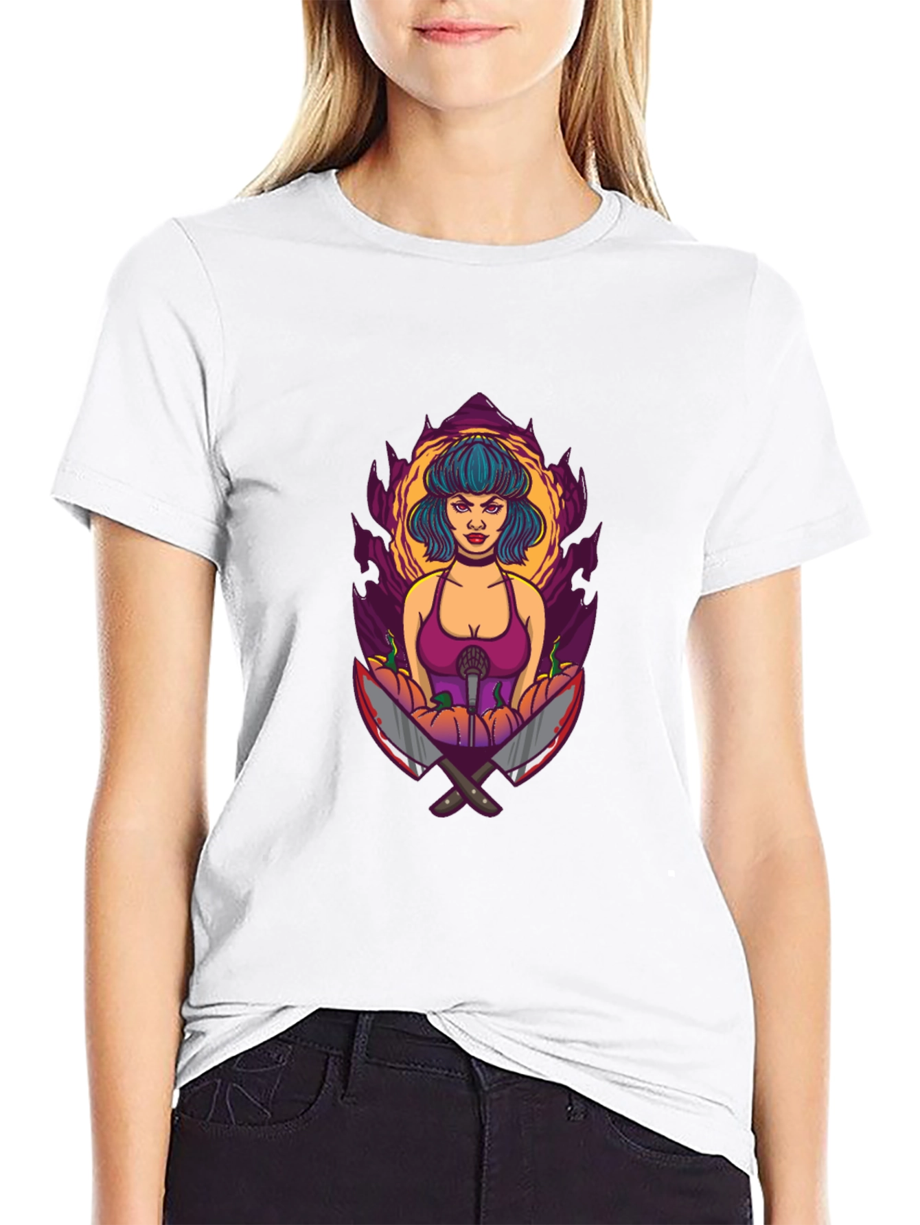 Halloween Witch T-Shirt - Spooky Season Apparel