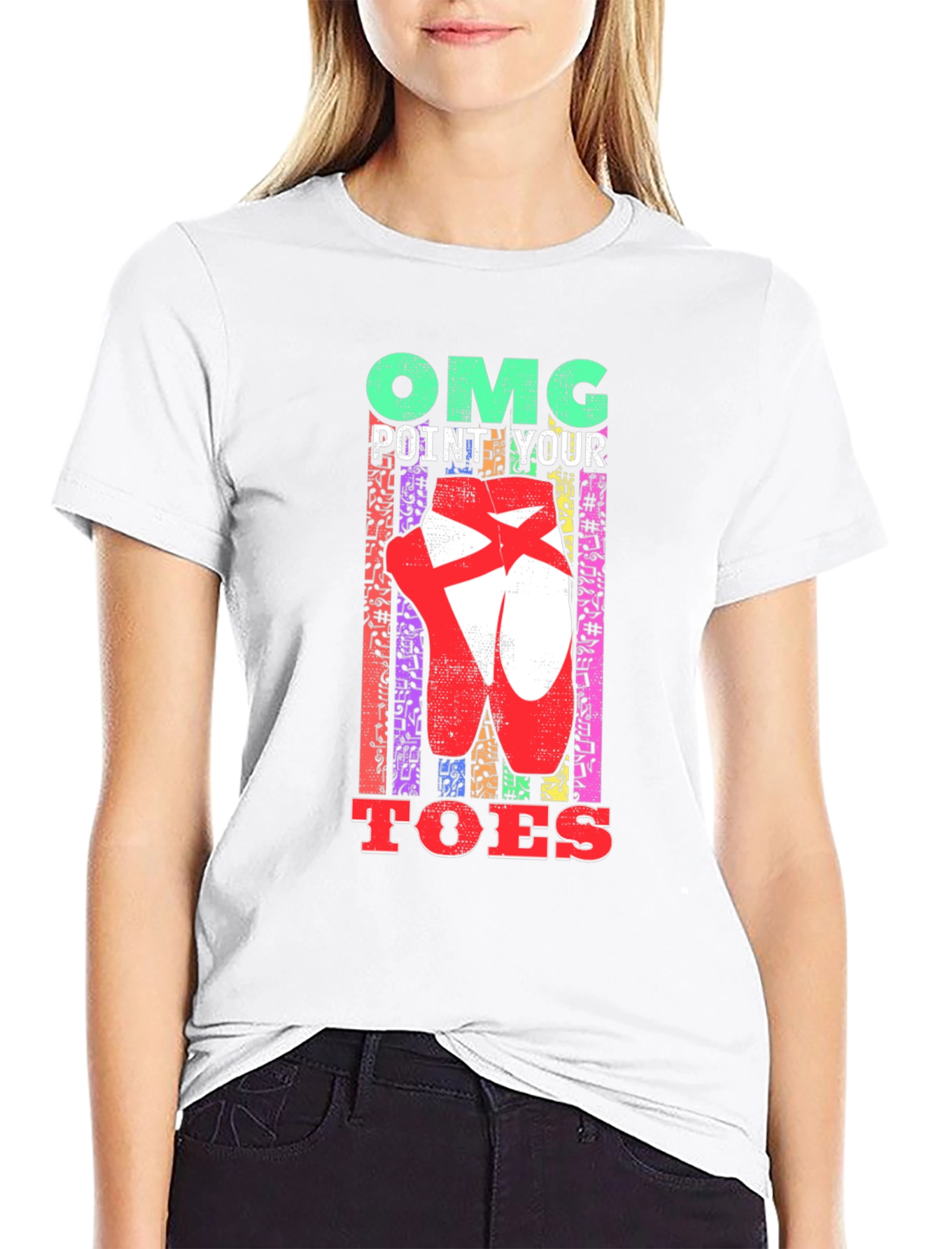 OMG Point Your Toes Graphic Tee
