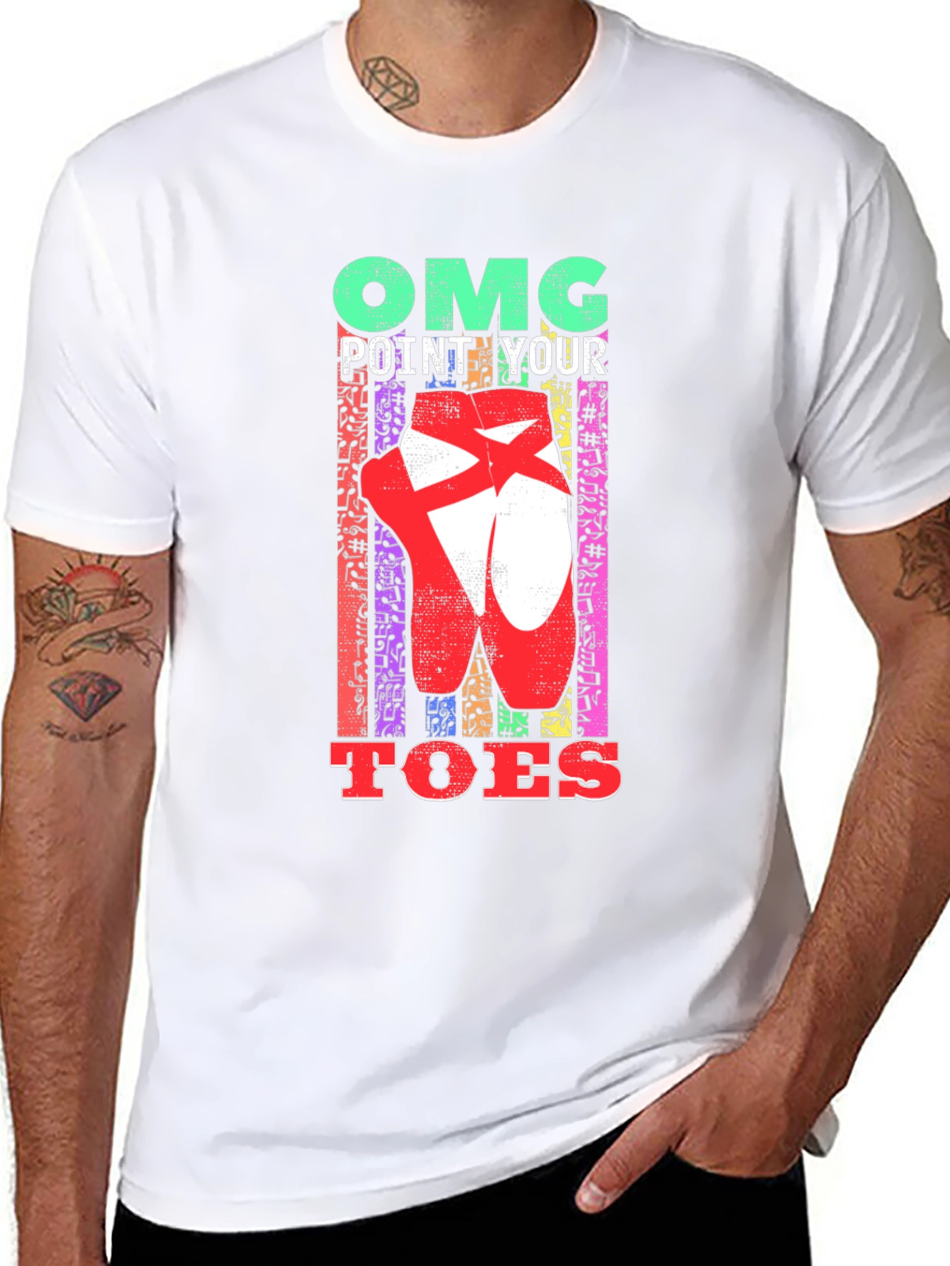 OMG Point Your Toes Graphic Tee