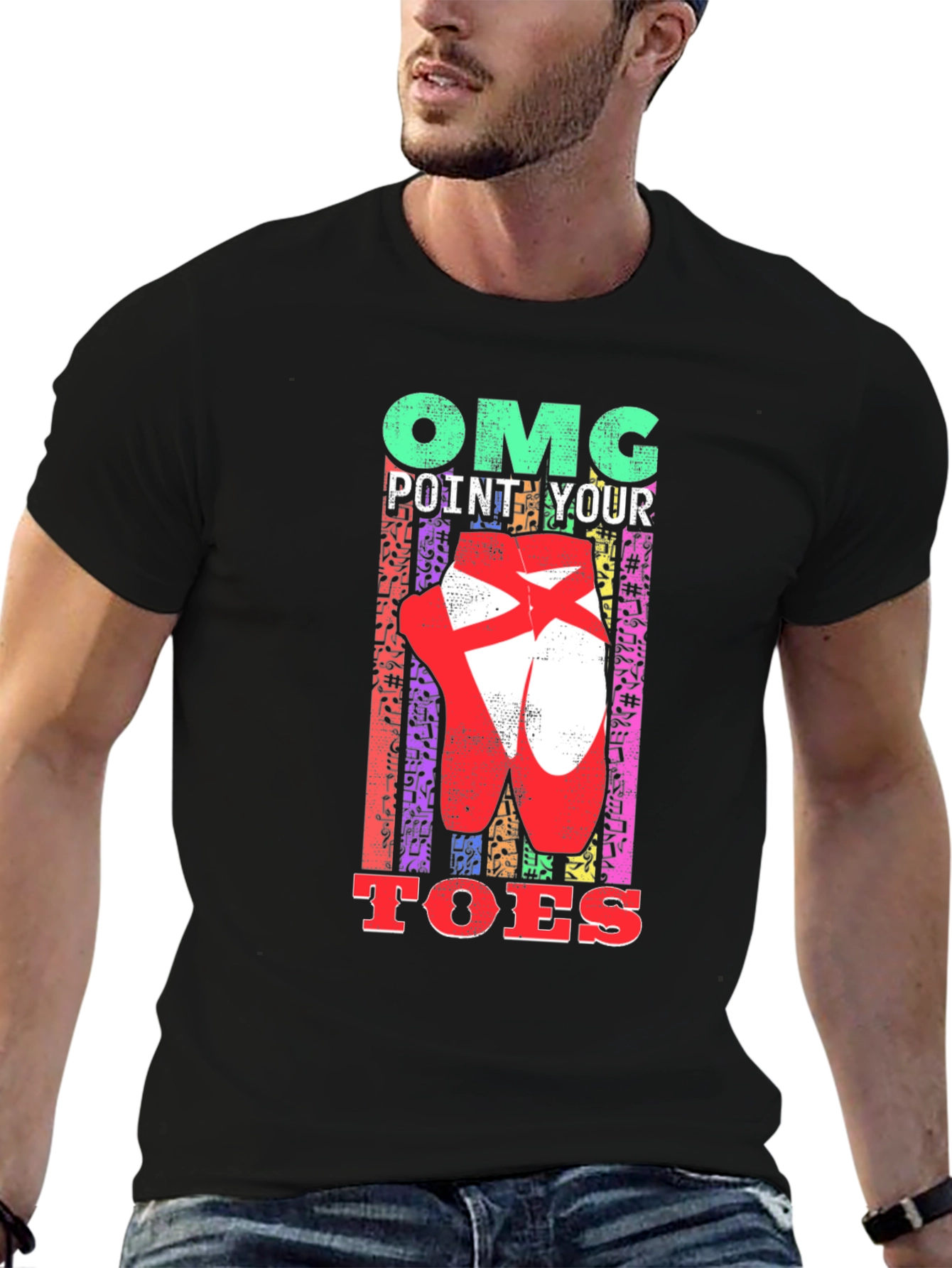 OMG Point Your Toes Graphic Tee
