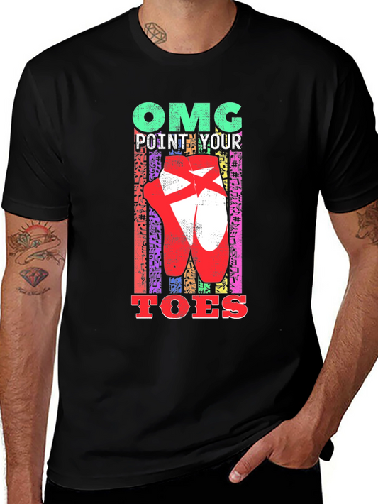 OMG Point Your Toes Graphic Tee