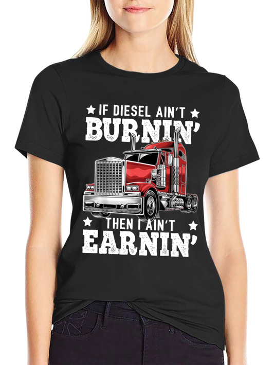 Diesel Burnin Trucker T-Shirt