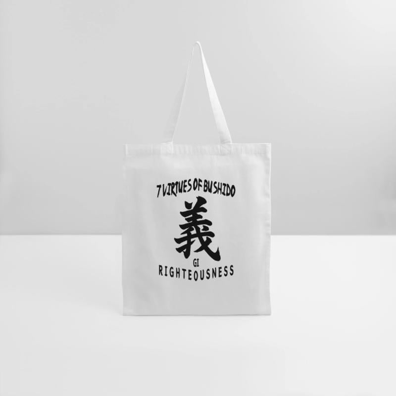 7 Virtues of Bushido (Righteousness - Black Kanji)