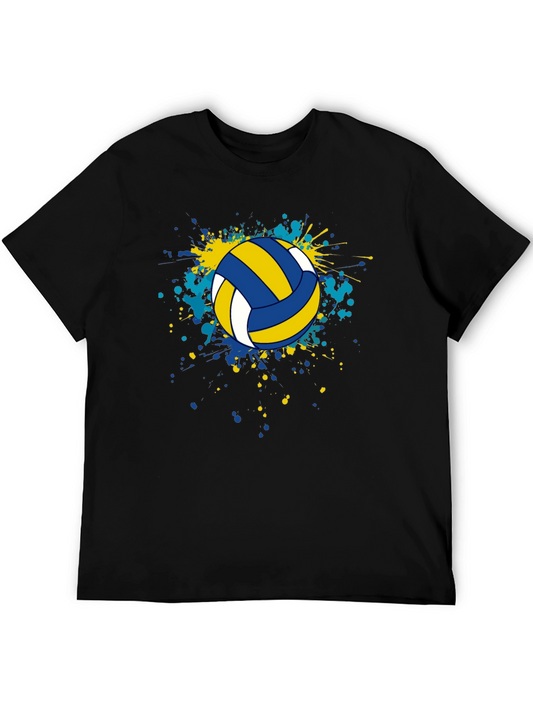 Volleyball Splatter Graphic Tee