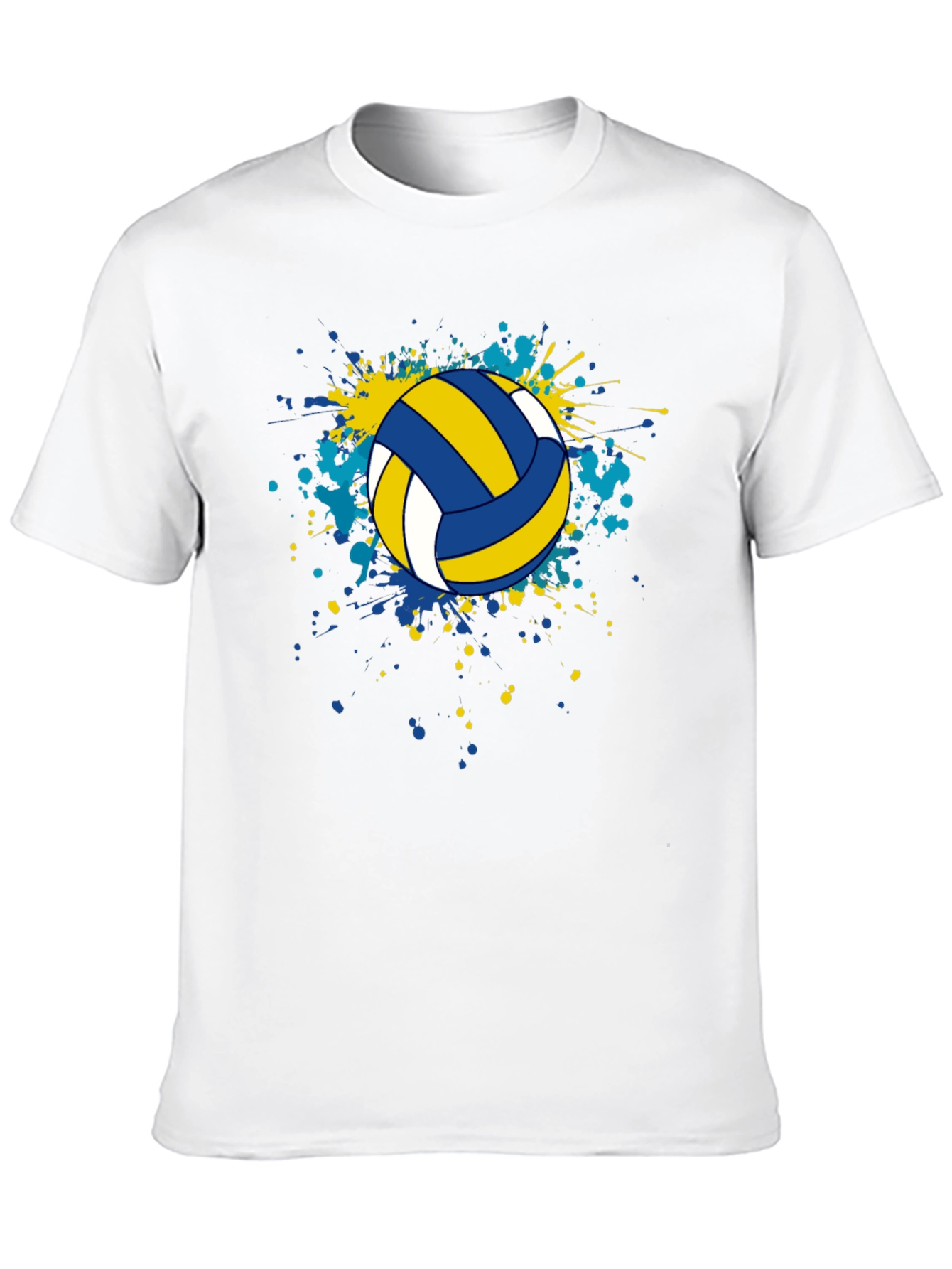 Volleyball Splatter Graphic Tee