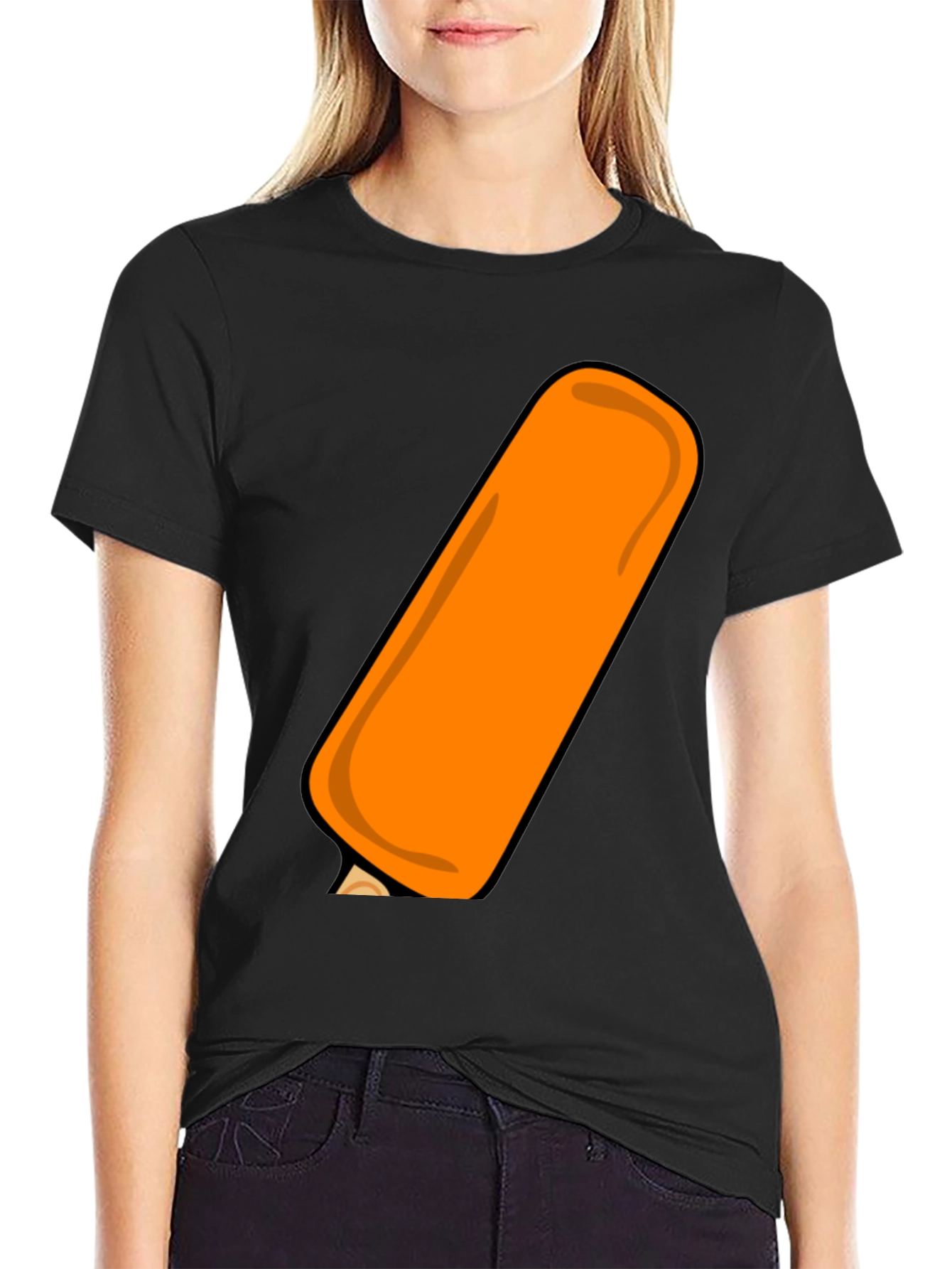 Orange Popsicle Graphic Tee - Cool Summer Style