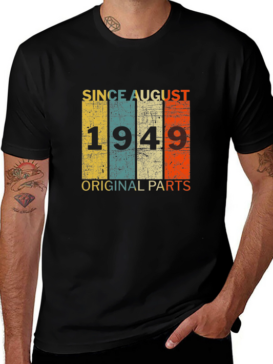 Vintage Since August 1949 Birthday T-Shirt