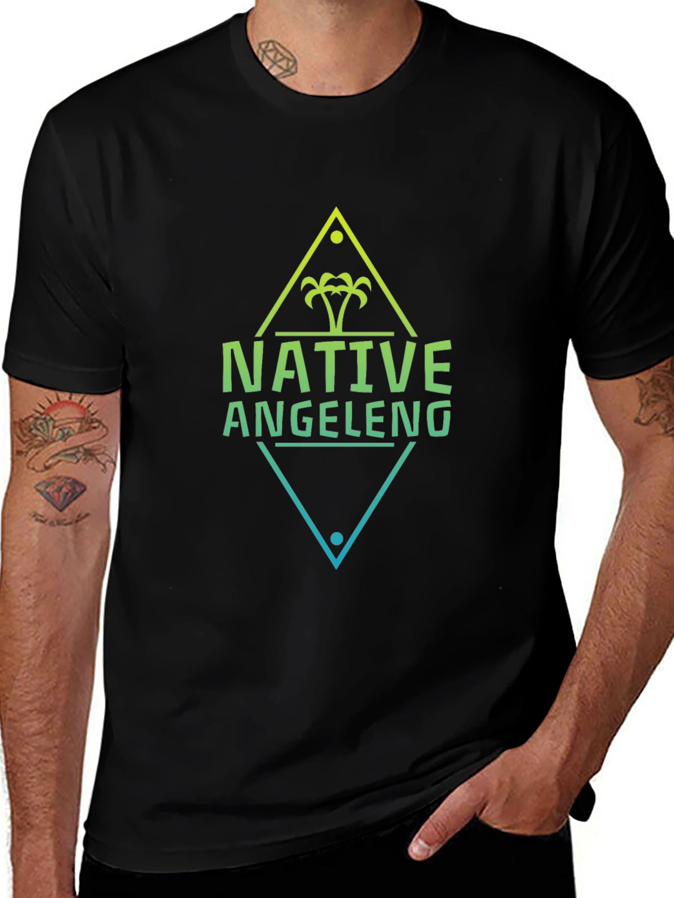 Native Angeleno Graphic T-Shirt - LA Pride
