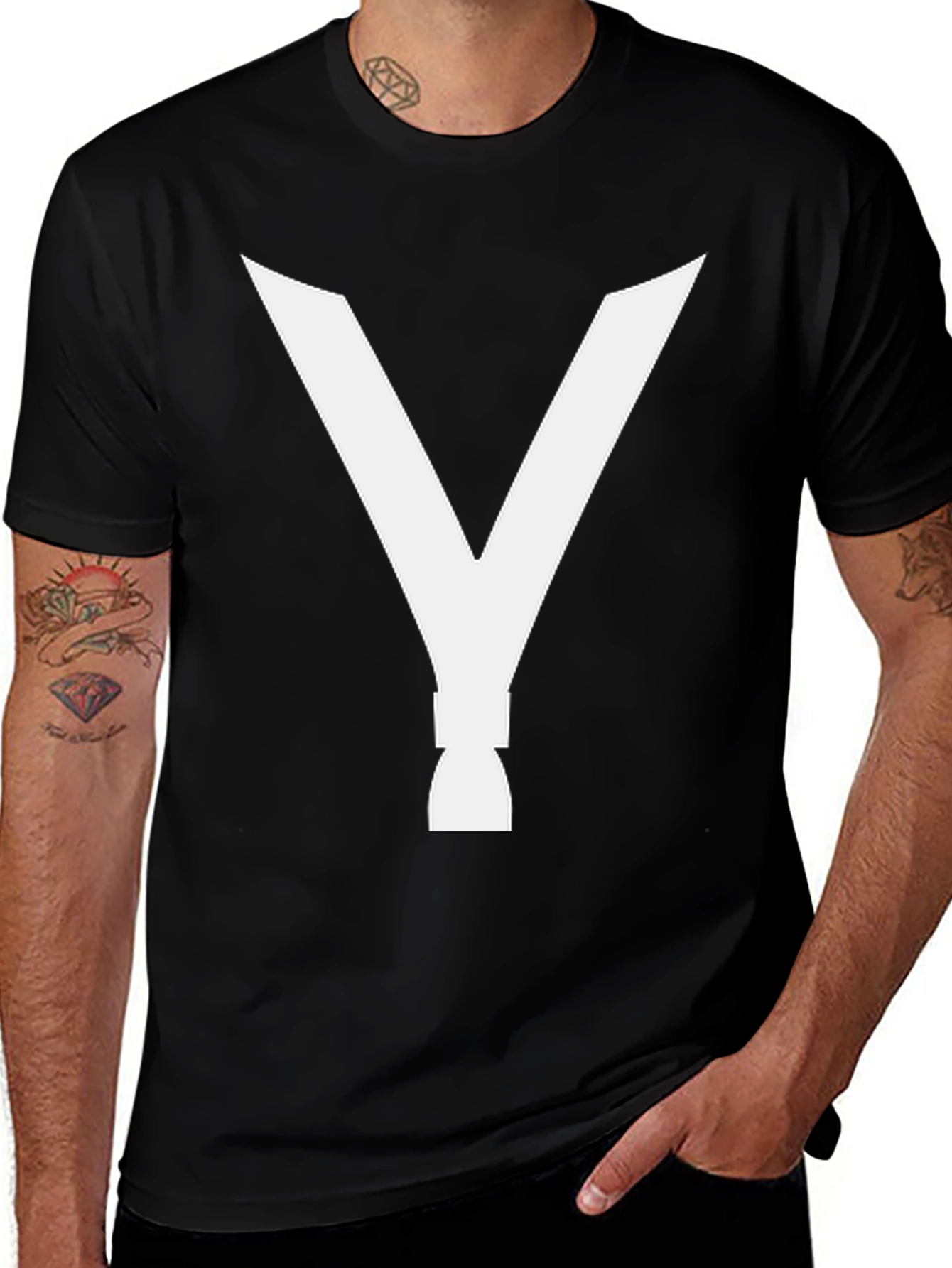 Rocket Logo Graphic Tee - Mens Black T-Shirt