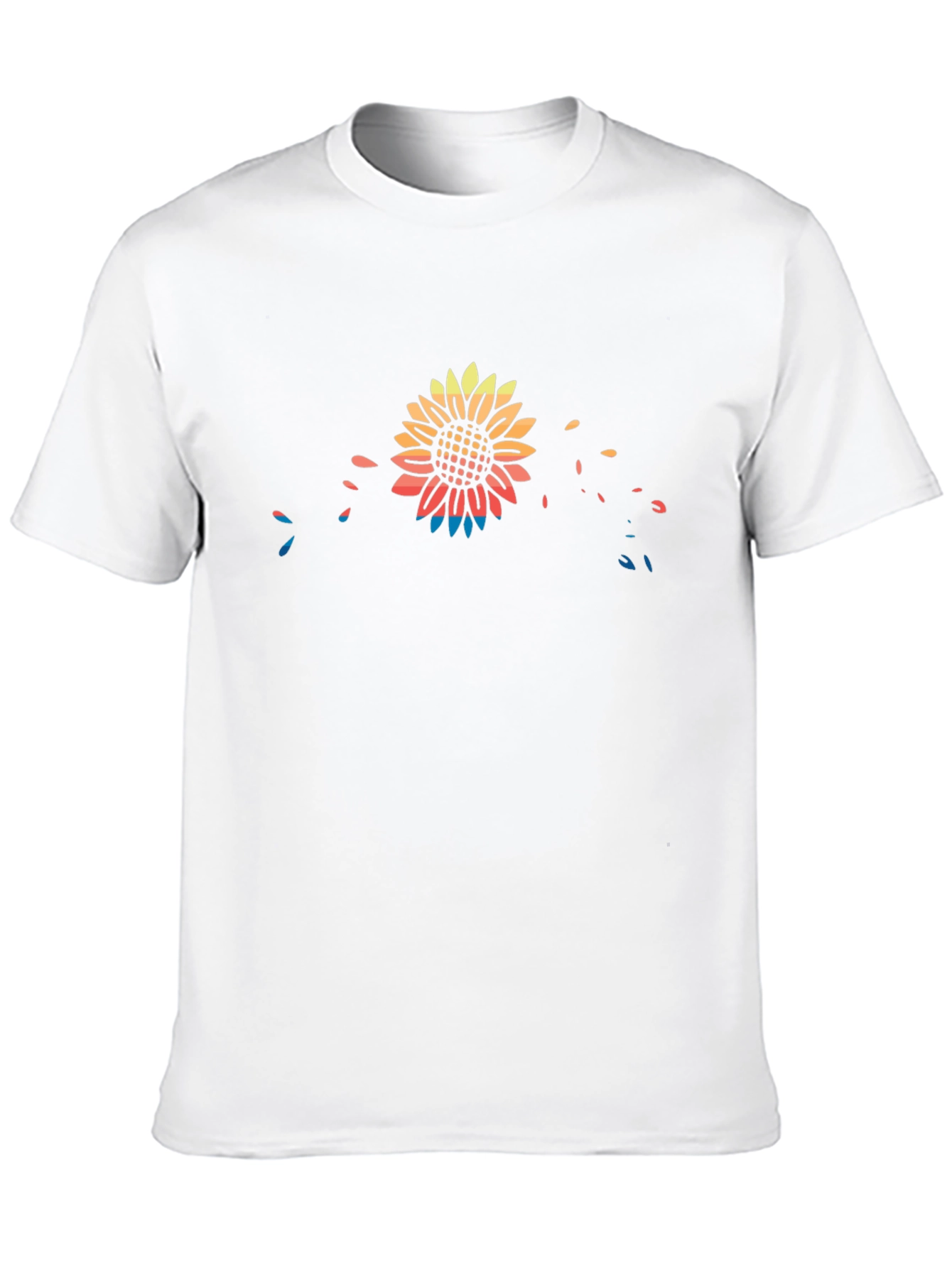 Sunflower Graphic Black T-Shirt