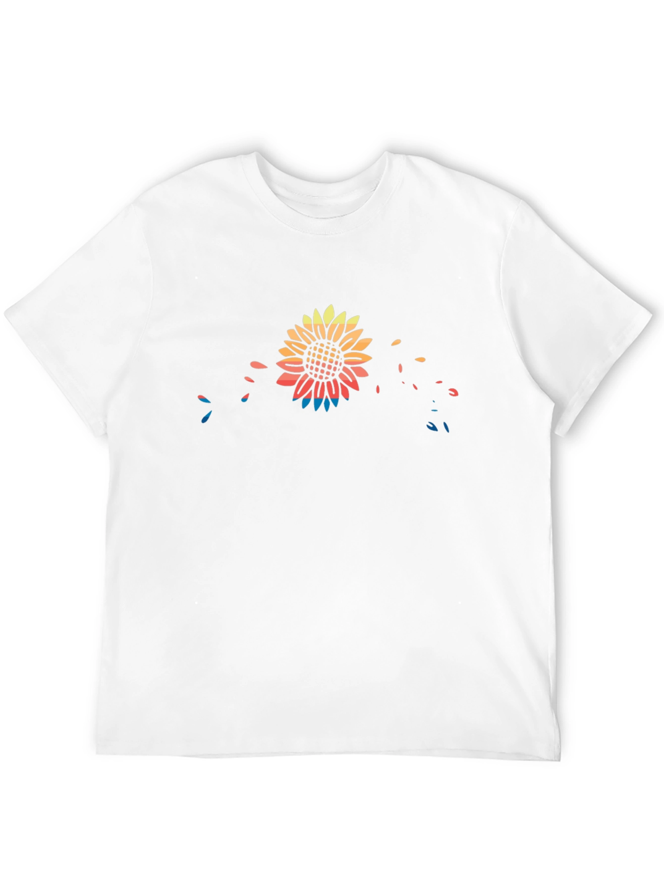 Sunflower Graphic Black T-Shirt