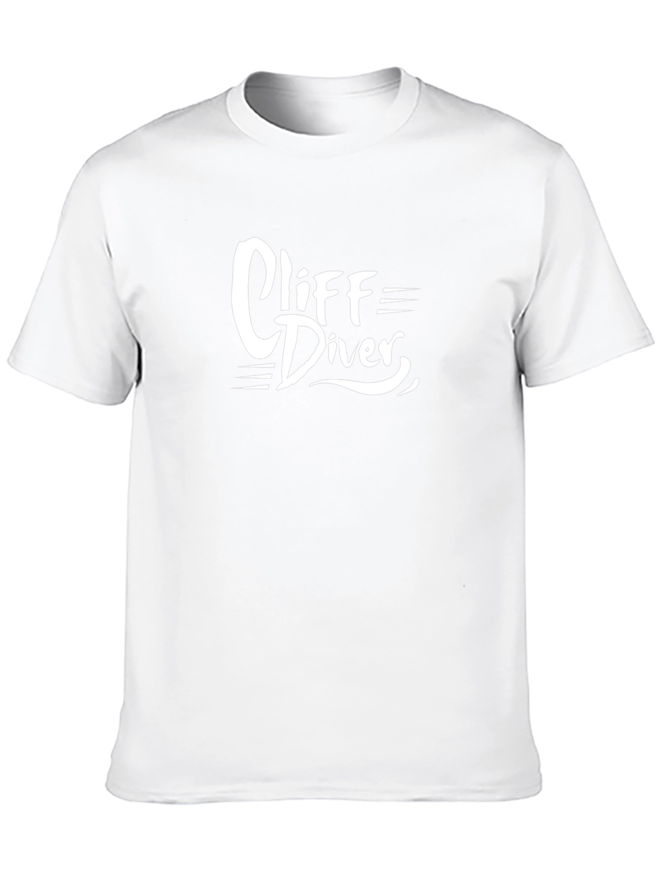Cliff Diver Black Graphic Tee
