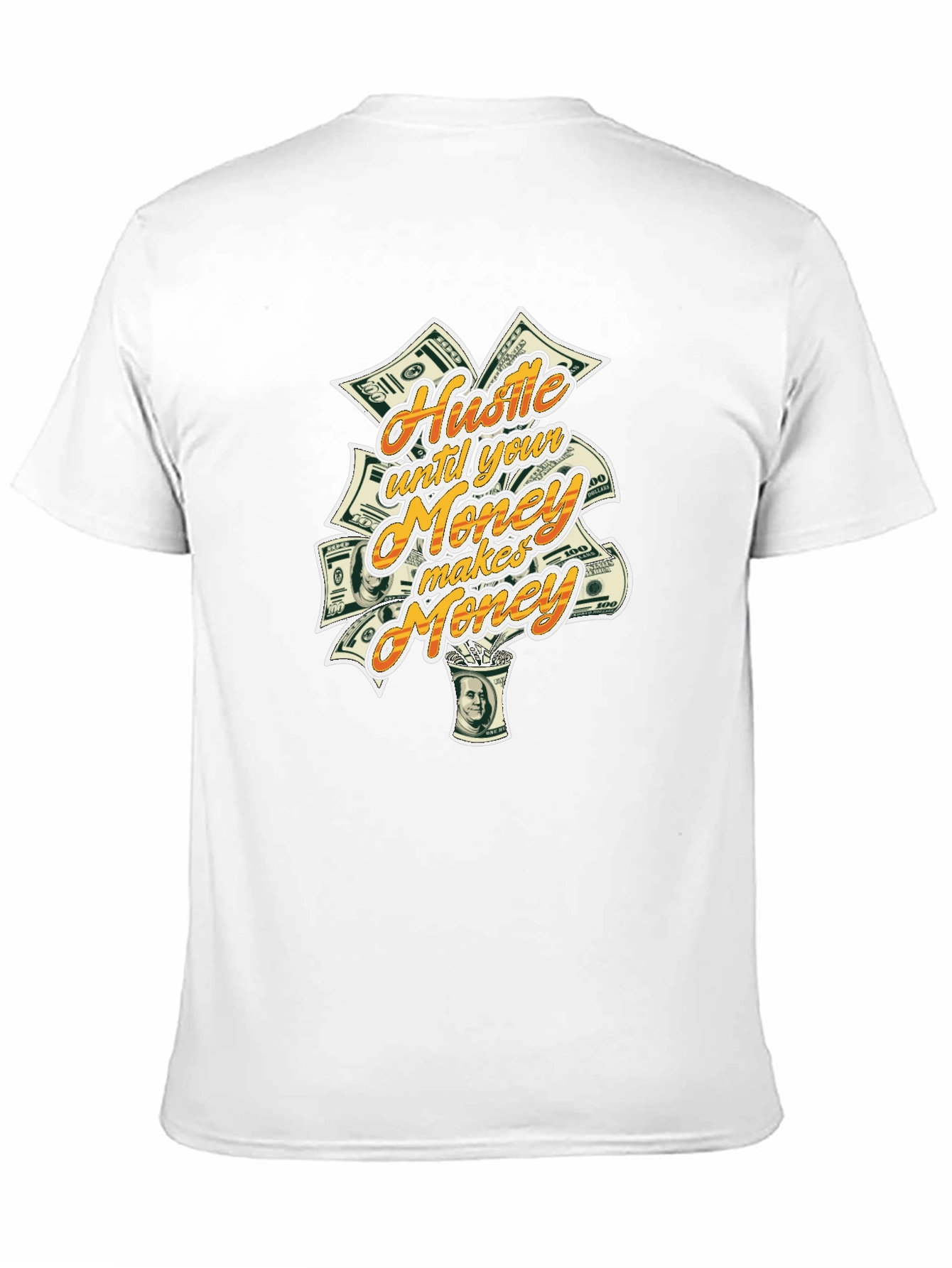 Hustle Until Your Money Makes Money Graphic Tee