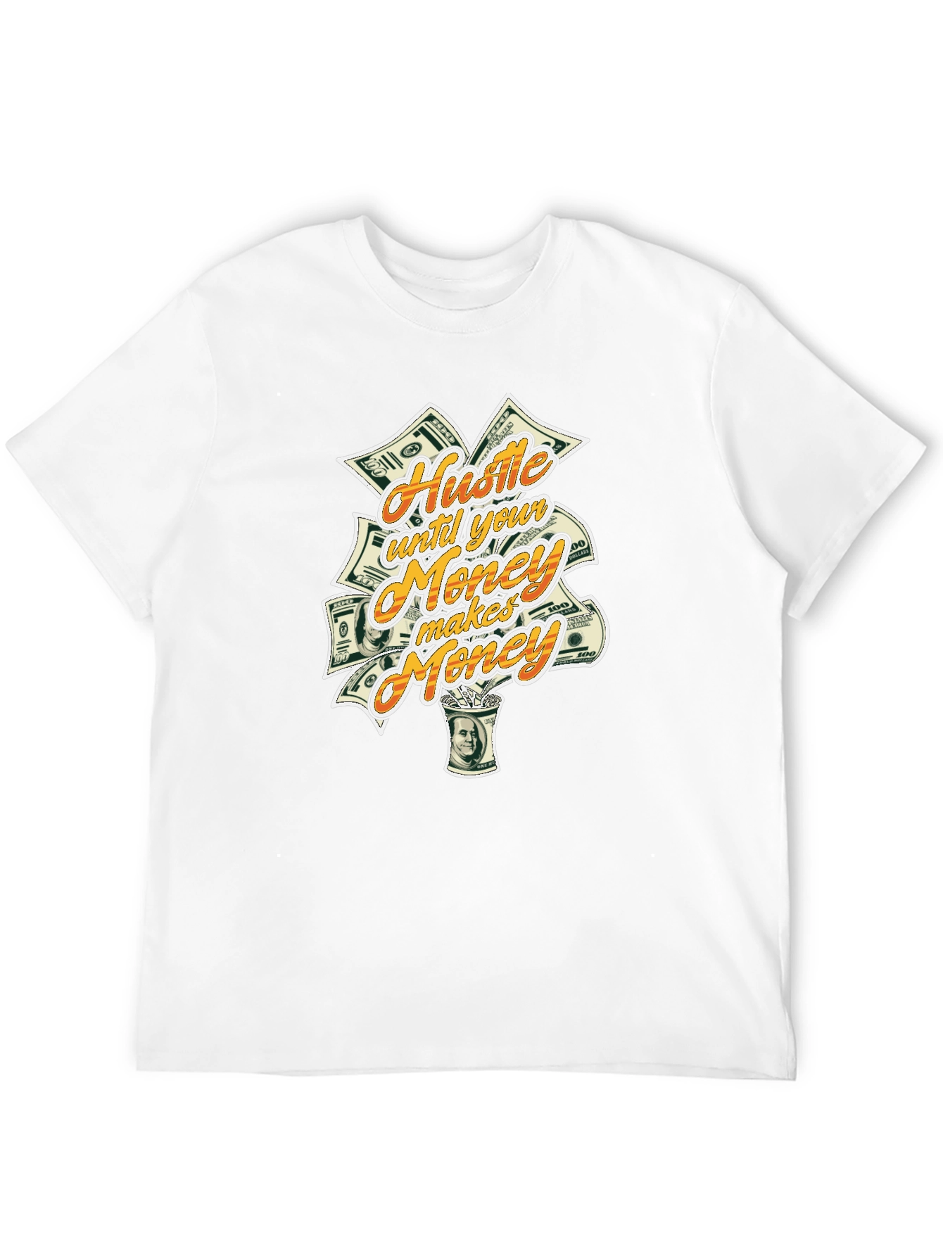 Hustle Until Your Money Makes Money Graphic Tee
