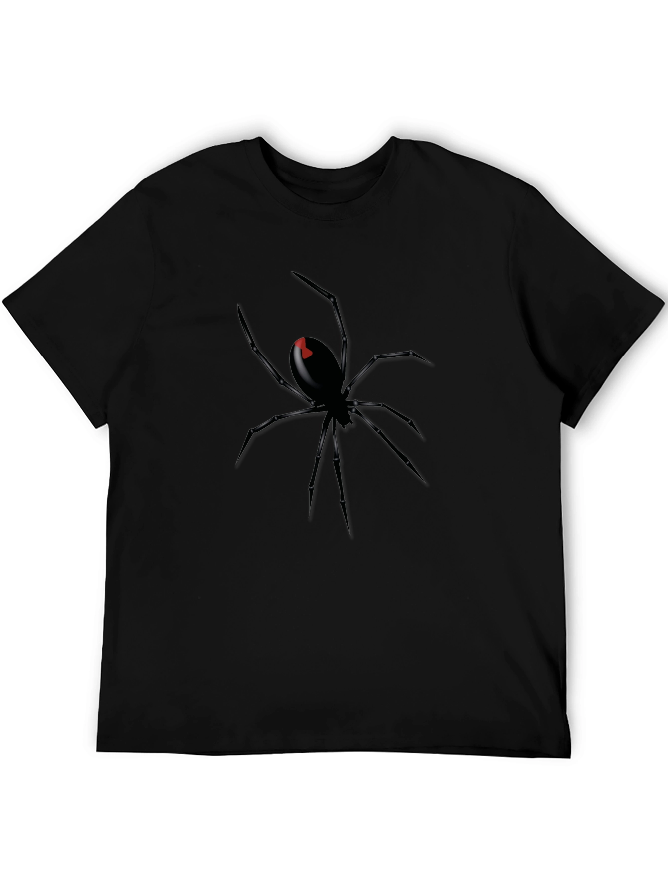 Black Widow Spider Graphic T-Shirt